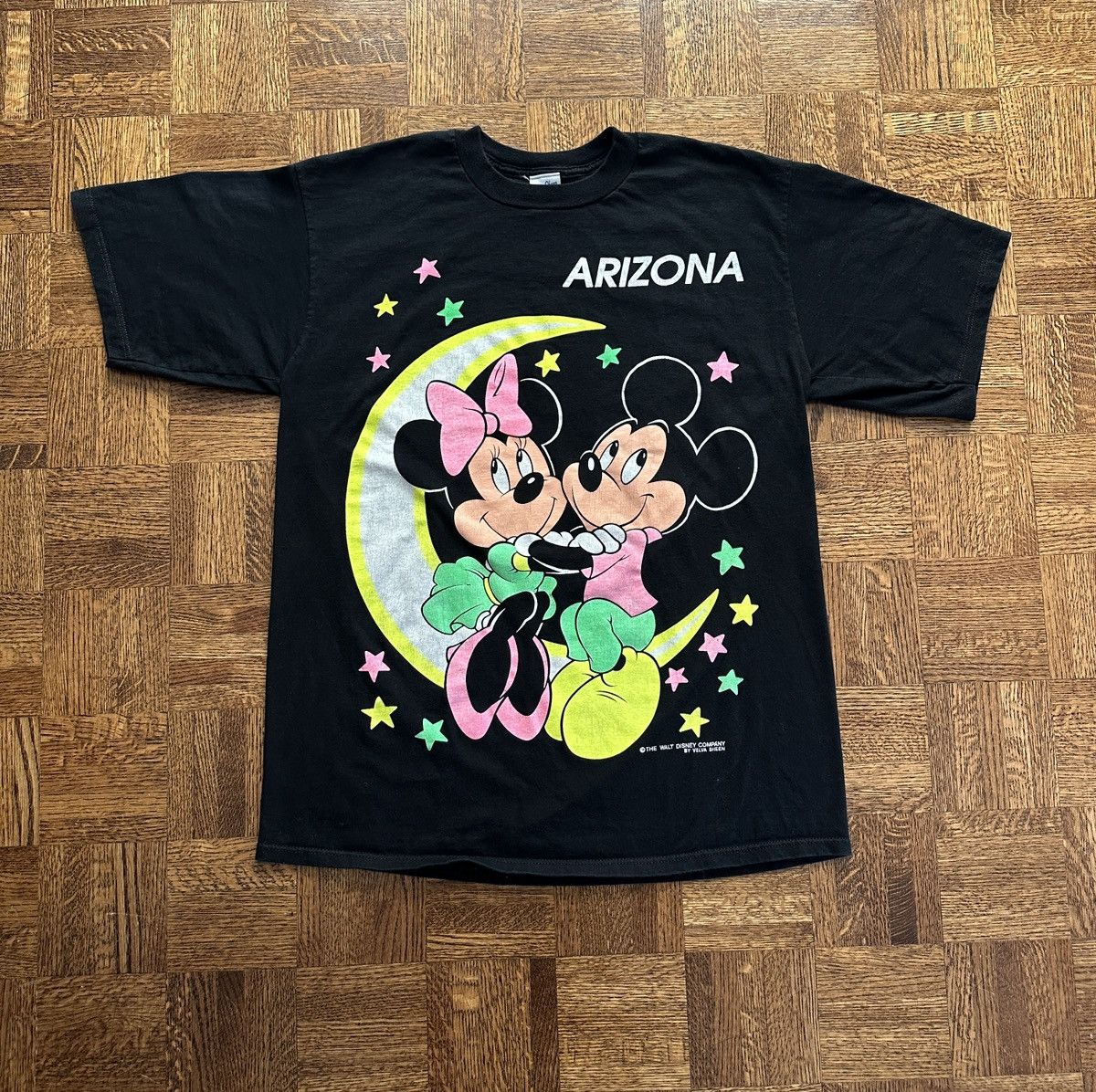 Disney Vintage 90s Mickey Minnie Mouse Arizona Graphic Tee Size US L / EU 52-54 / 3 - 1 Thumbnail