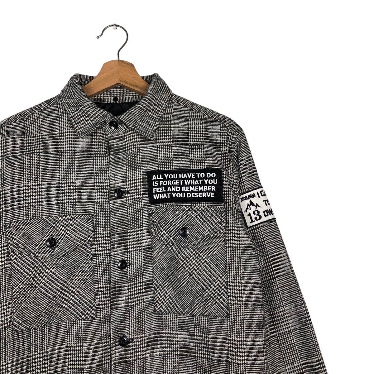 Japanese Brand 📌VINTAGE BIKER JACKET BONDAGE BIG POCKETS DIAGNOL ARROW Size US M / EU 48-50 / 2 - 7 Thumbnail