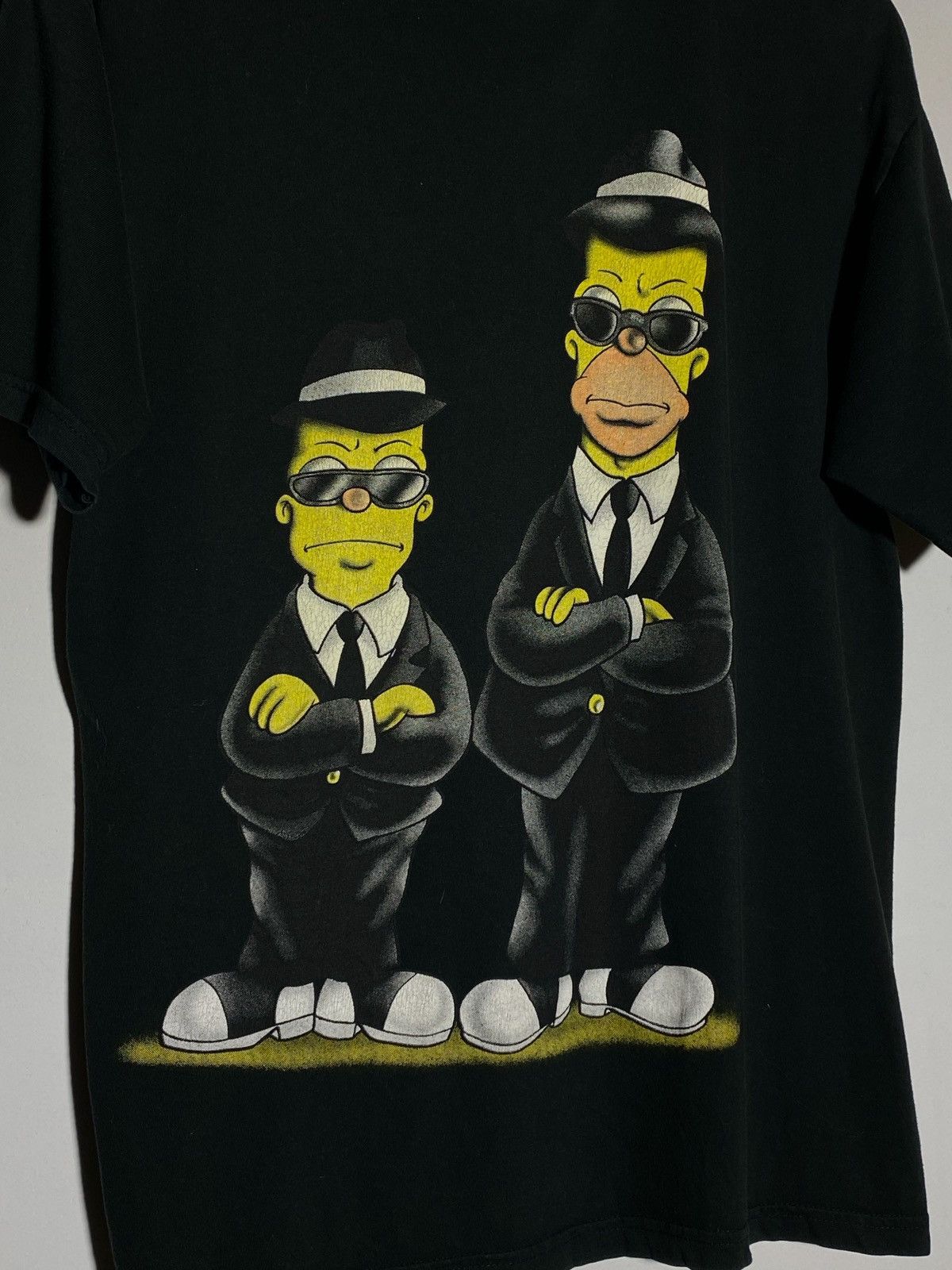 Vintage Vintage The Simpsons like a Muppets Jim Henson Black T-shirt Size US M / EU 48-50 / 2 - 2 Thumbnail