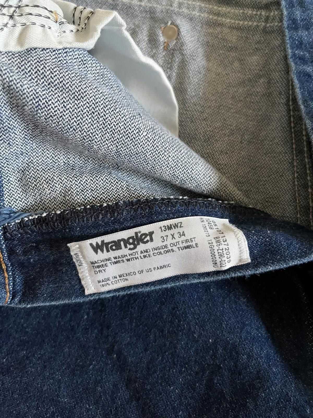 Wrangler Vintage Wrangler Denim of USA fabric Size US 35 - 5 Thumbnail