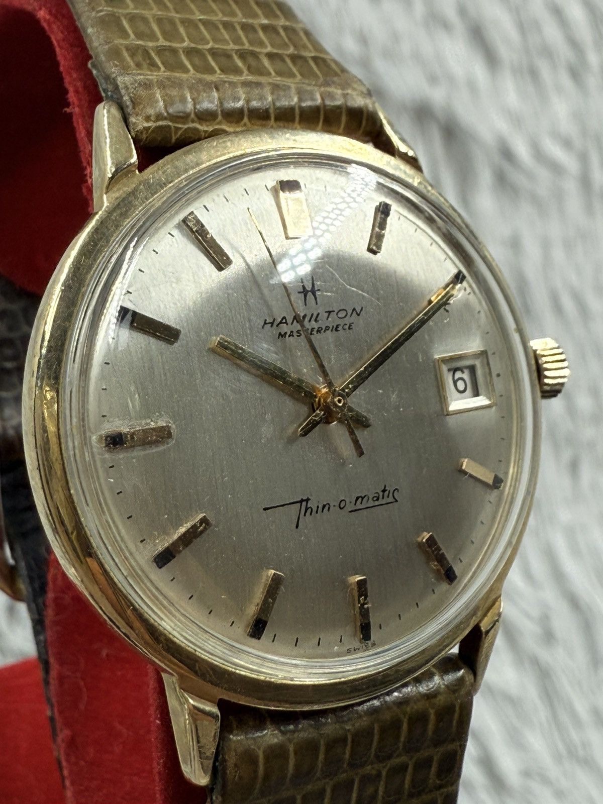 Vintage Vintage HAMILTON MASTERPIECE Thin-O-Matic Manual Men’s Watch Size ONE SIZE - 7 Thumbnail