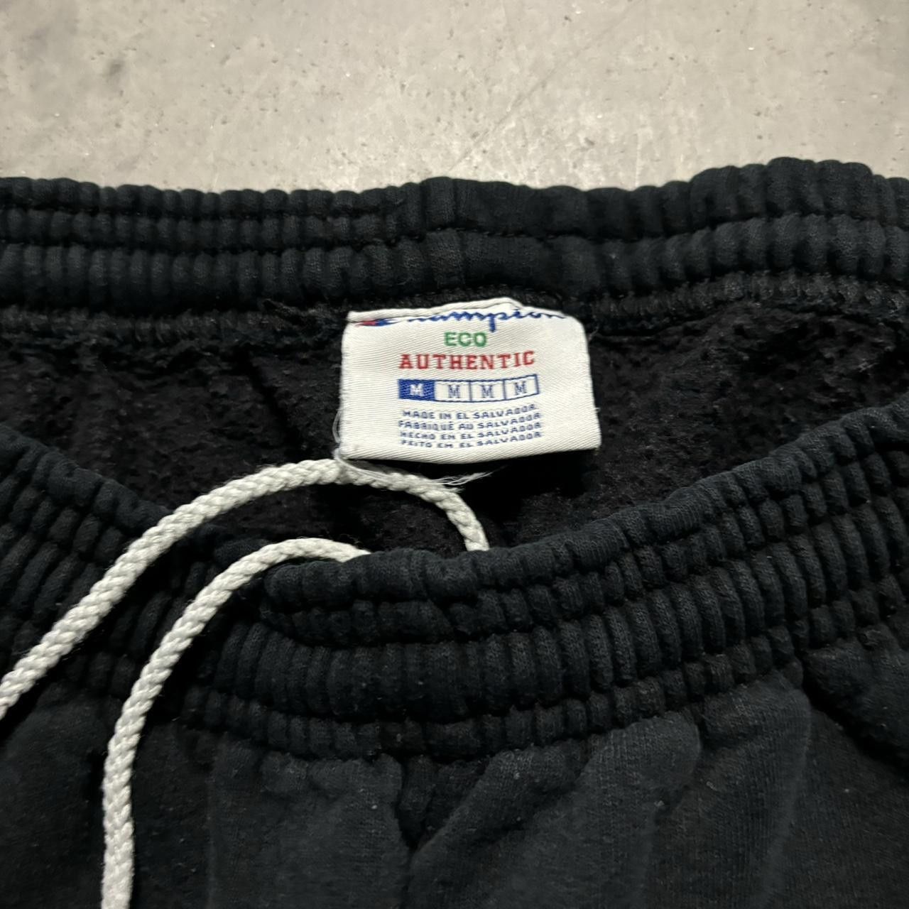 Champion × Vintage Crazy Vintage Y2K/2000s Black Champion Skater Essential Sweatpants! Size US 30 / EU 46 - 7 Thumbnail