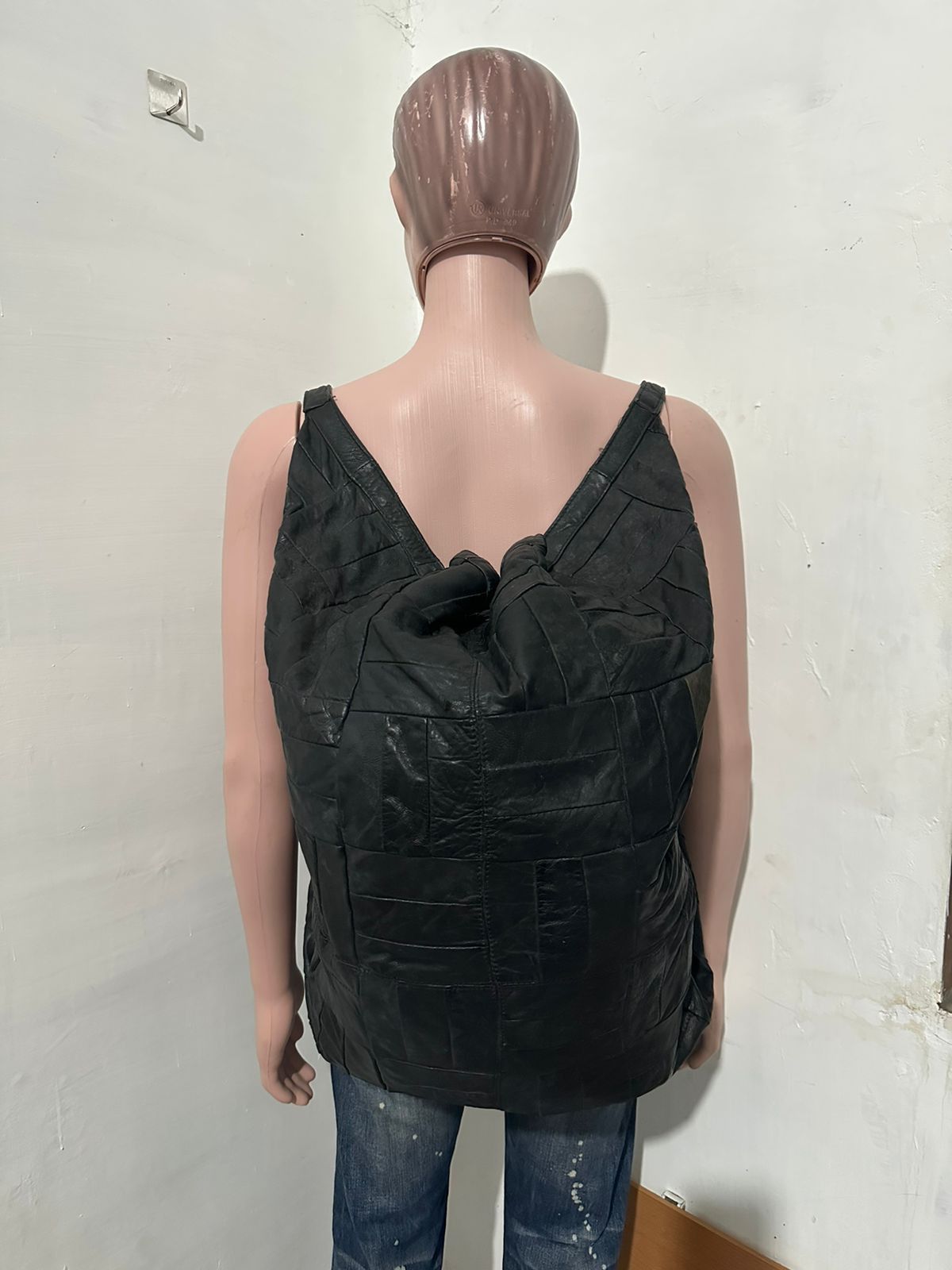 Leather 🔥Unknown Leather 2 Way Bag Nice Design Patches Size ONE SIZE - 1 Thumbnail