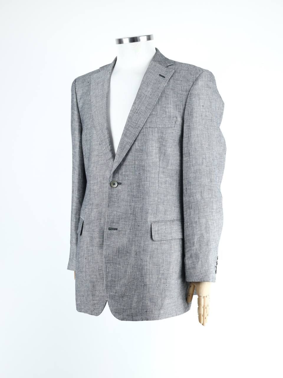 Oscar Jacobson OSCAR JACOBSON Linen blazer Size 50R - 3 Thumbnail