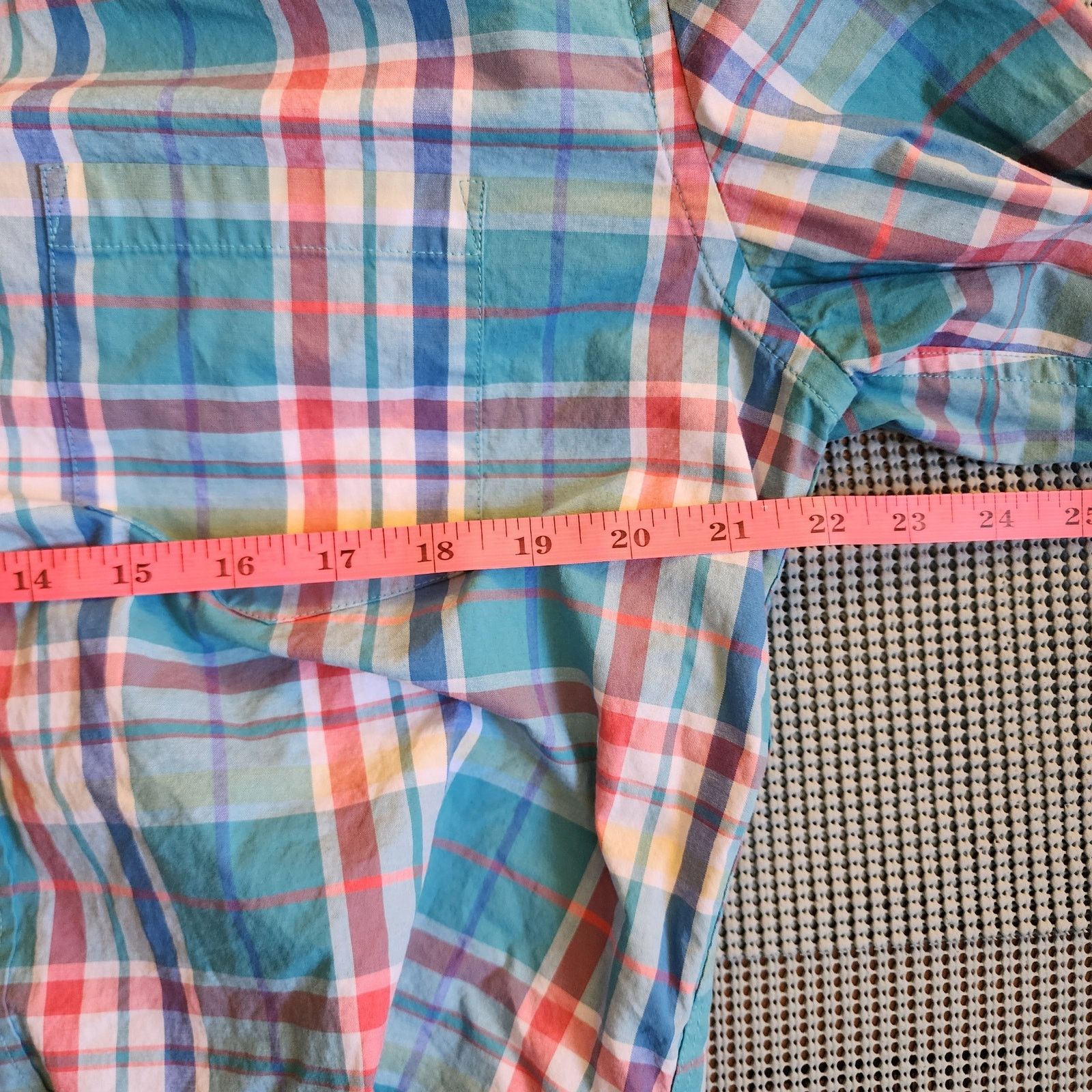 J.Crew J.Crew Flex Slim Fit Plaid Shirt Large Blue Pink White Size US L / EU 52-54 / 3 - 6 Thumbnail