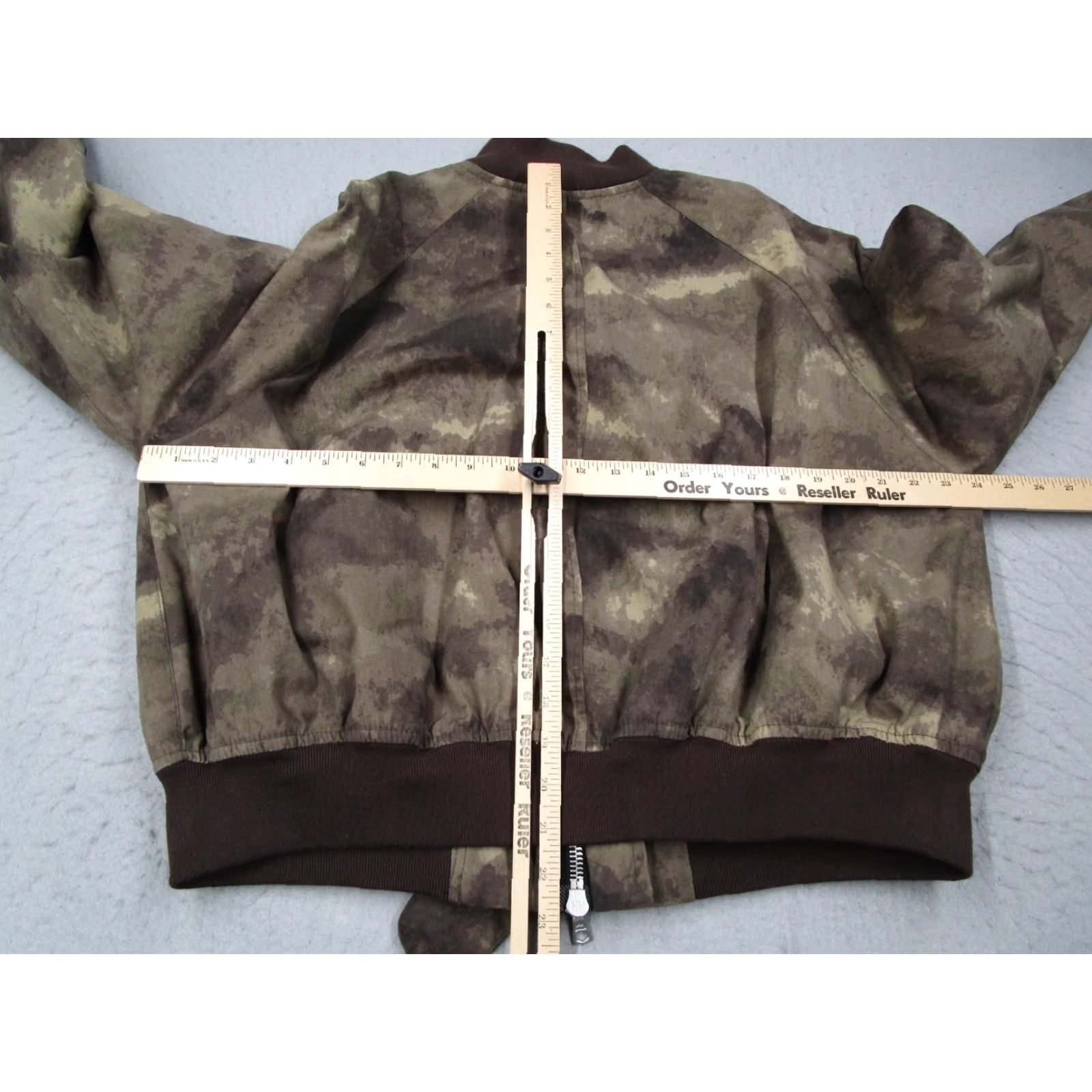 Vintage Represent Jacket Mens Small Brown Camo Wax Cotton Full Zip Bomber Military Size US S / EU 44-46 / 1 - 6 Thumbnail