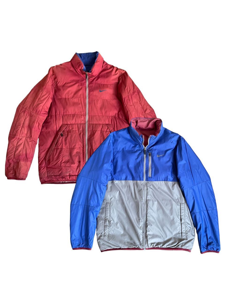 Hypebeast Vintage Y2K Nike Streetwear Reversible Light Puffer Jacket Size US M / EU 48-50 / 2 - 1 Thumbnail