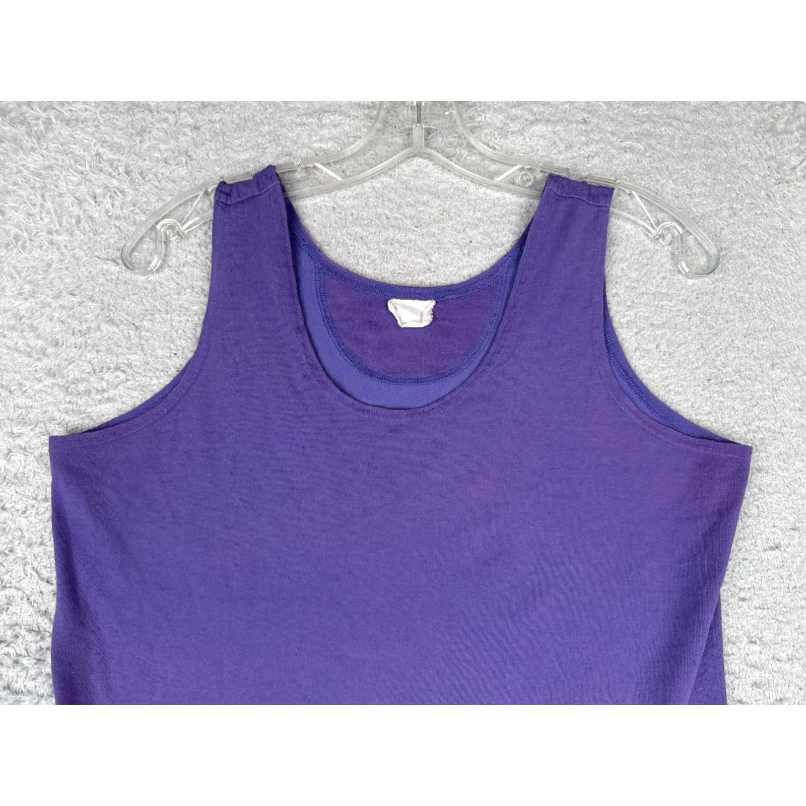 Patagonia Patagonia Shirt Women Medium Purple Tank Sleeveless Cotton Gym Run Hike READ Size M / US 6-8 / IT 42-44 - 4 Thumbnail