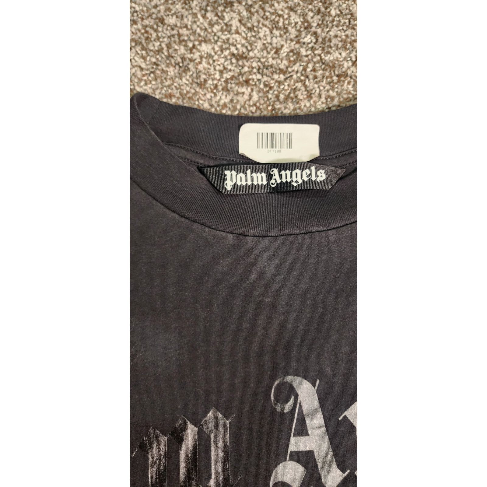 Palm Angels Authentic Palm Angels Curved Logo Black on Black Sm NWOT Size US S / EU 44-46 / 1 - 7 Thumbnail