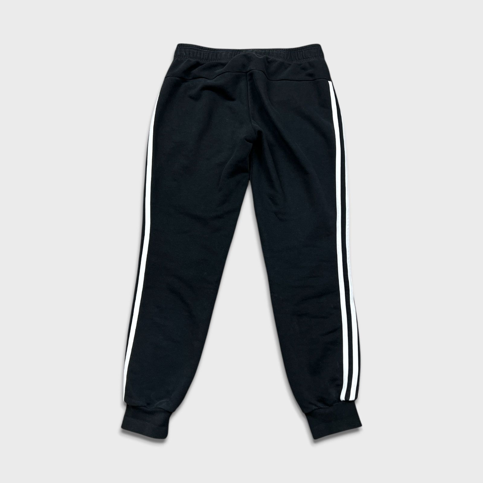 Adidas × Vintage Adidas Sweatpants Small Essentials 3 Stripe Taper Leg Jogger Size US 30 / EU 46 - 6 Thumbnail