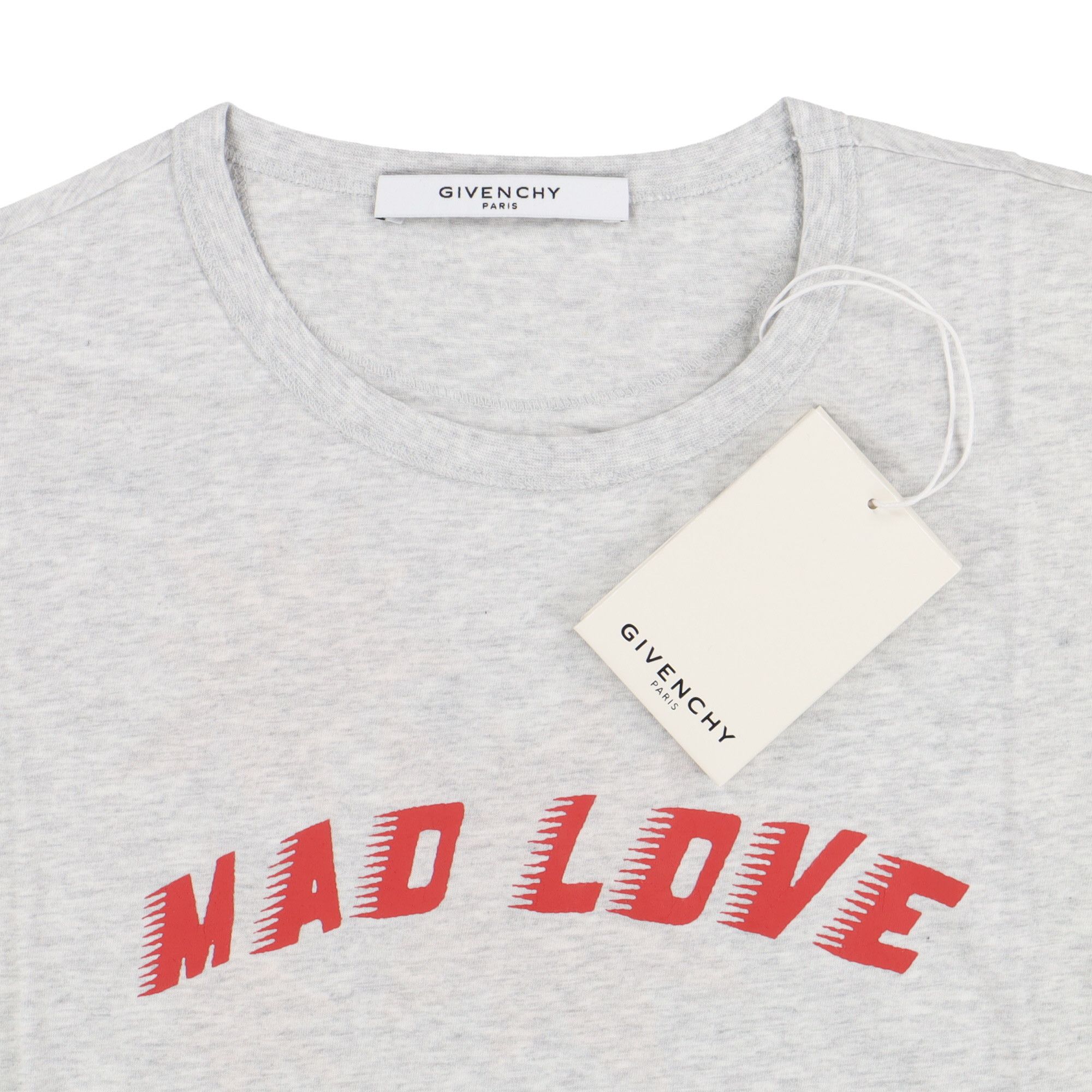 Givenchy Grey Mad Love T-shirt Size US S / EU 44-46 / 1 - 4 Thumbnail