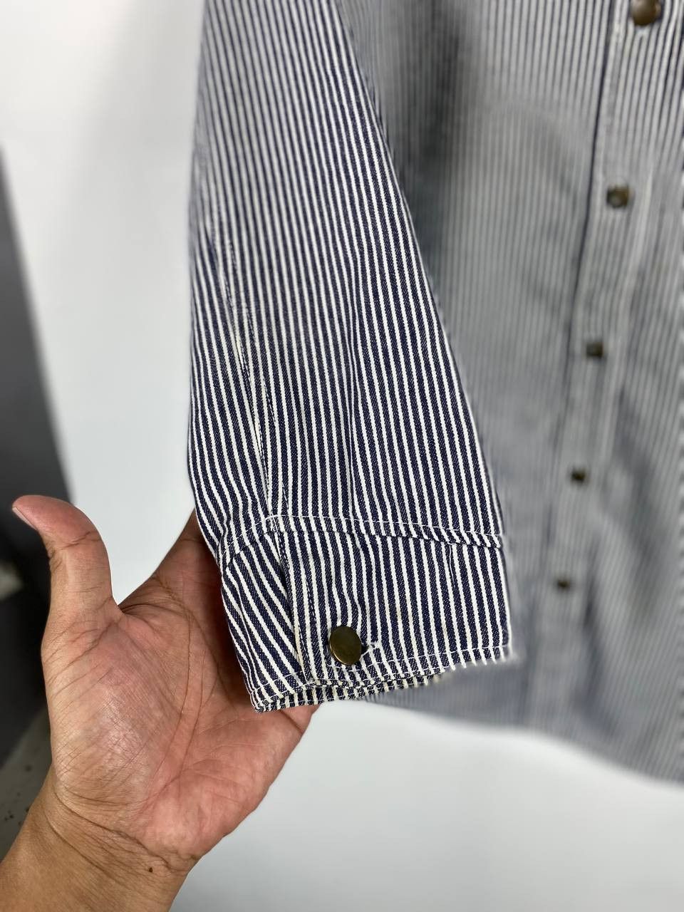 Japanese Brand japanese brand hickory striped light jacket nice design Size L / US 10 / IT 46 - 4 Thumbnail