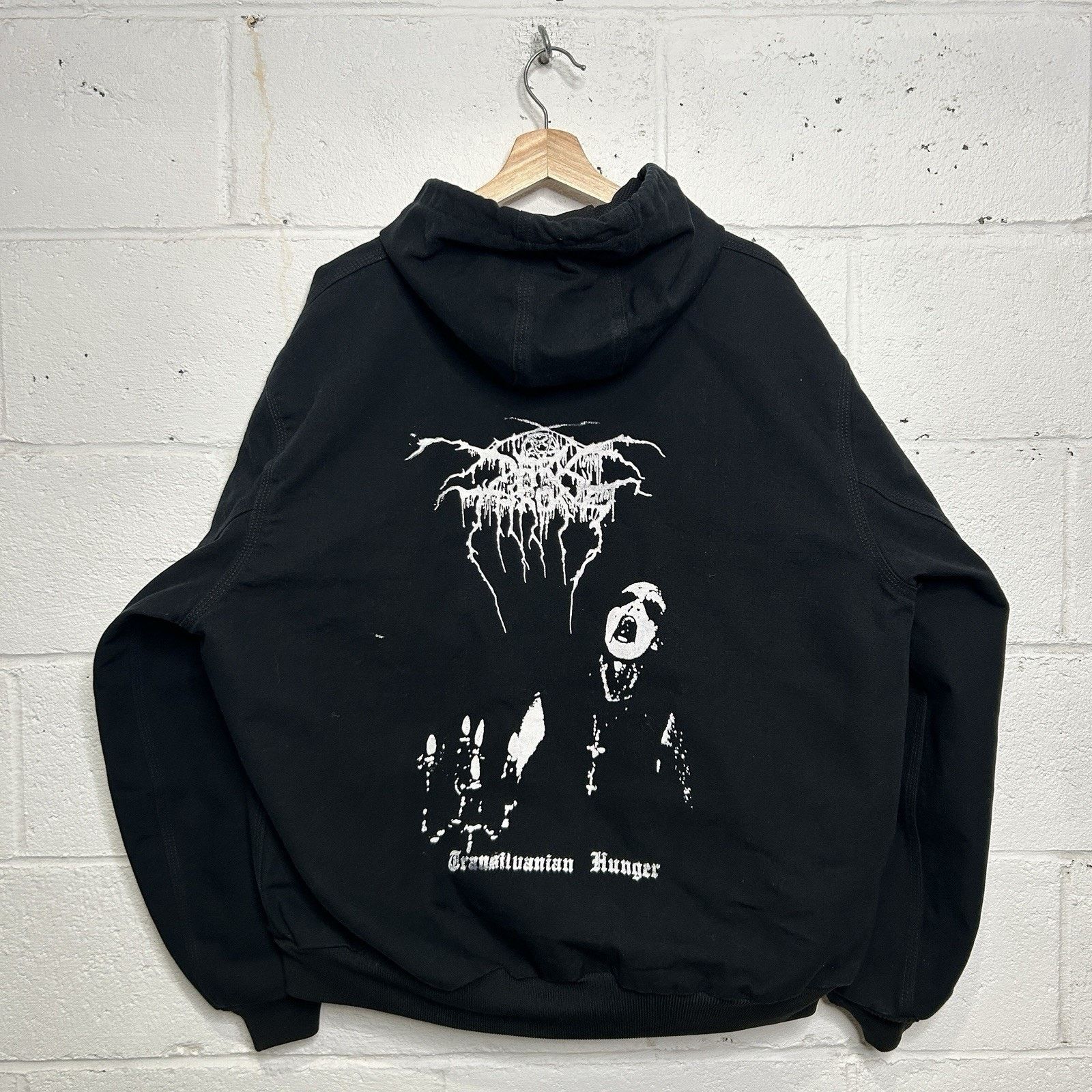 Carhartt Y2K Carhartt Thermal-Lined Hooded Jacket “Black” Dark Throne Size US XL / EU 56 / 4 - 2 Thumbnail