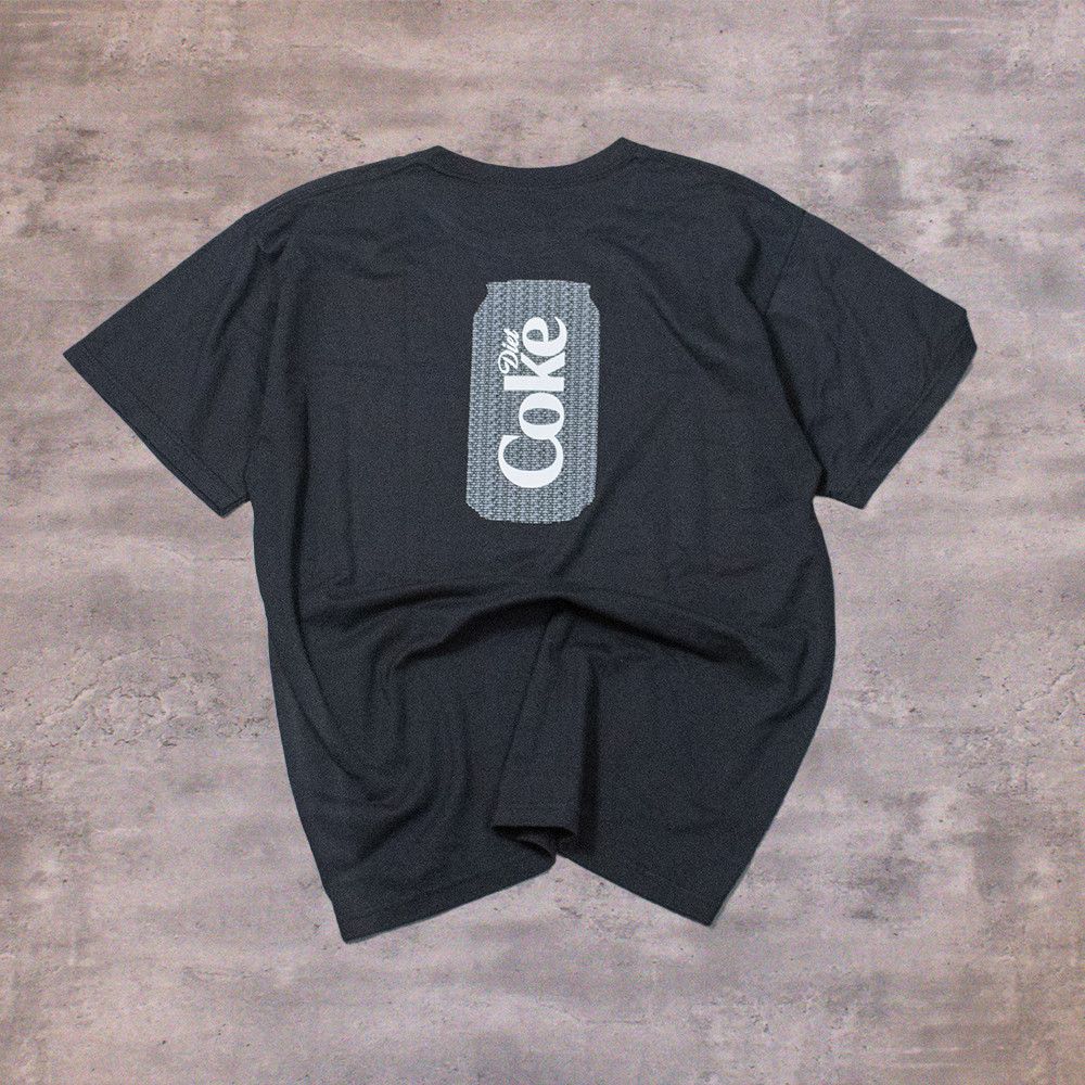 Vintage Y2K 2000's Social Drinking Meme Diet Coke Promo Black Tee Size US L / EU 52-54 / 3 - 2 Thumbnail