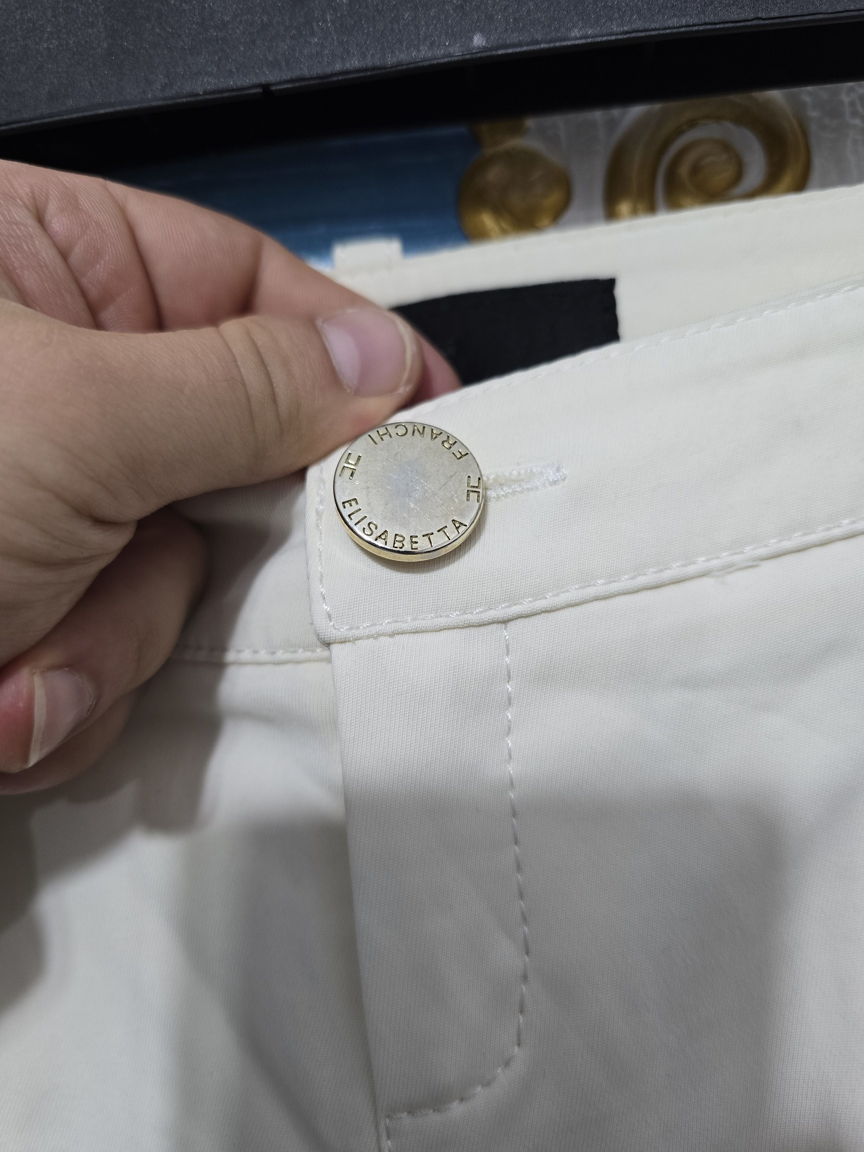 Elisabetta Franchi ELISABETTA FRANCHI pants size SMALL Size 27" / US 4 / IT 40 - 6 Thumbnail