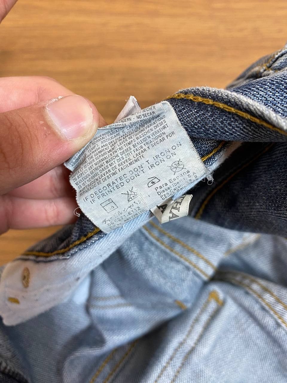 Designer × Diesel × Japanese Brand DESIGNER Y2K DIESEL JAPANESE STYLE JEANS STREETWEAR 90s Size US 34 / EU 50 - 8 Thumbnail