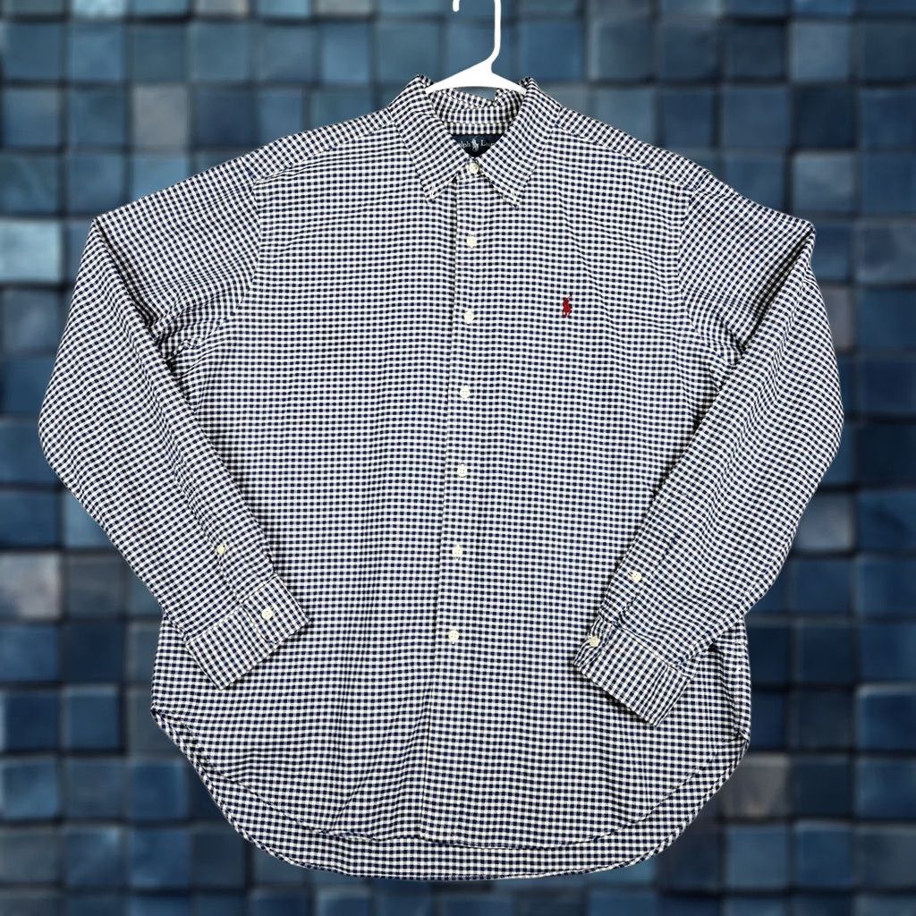 Ralph Lauren Ralph Lauren Classic Fit Button Up Plaid Cotton Shirt XL Multicolor Men Button-Down Long Sleeve Casual Size US XL / EU 56 / 4 - 1 Thumbnail