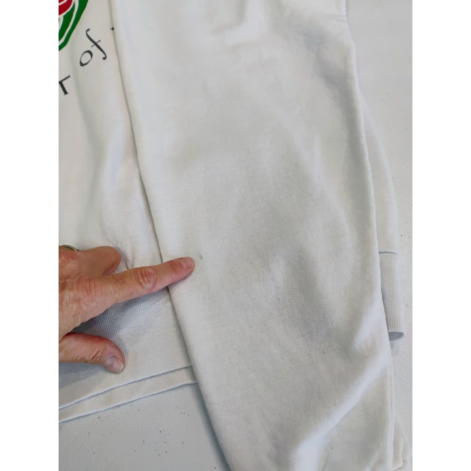 Hanes VINTAGE Hanes Sweatshirt California Pasadena Tournament Of Roses White L Sweatshirt Unisex Adults Regular Crew Neck Long Sleeve Graphic Print Size US L / EU 52-54 / 3 - 5 Thumbnail