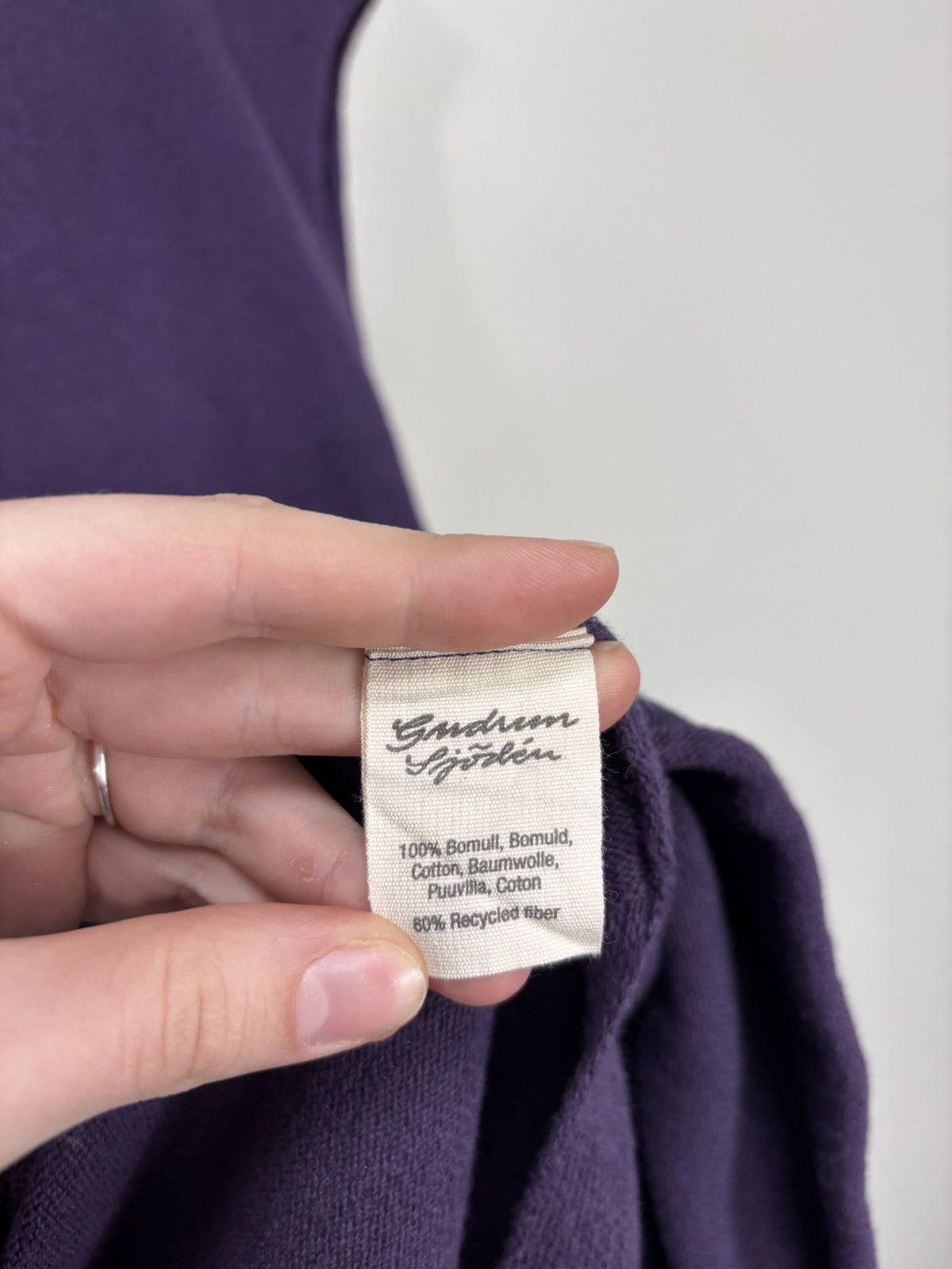 Gudrun Sjoden Gudrun Sjoden Women’s Purple Cotton Tunic Dress Size M / US 6-8 / IT 42-44 - 13 Thumbnail