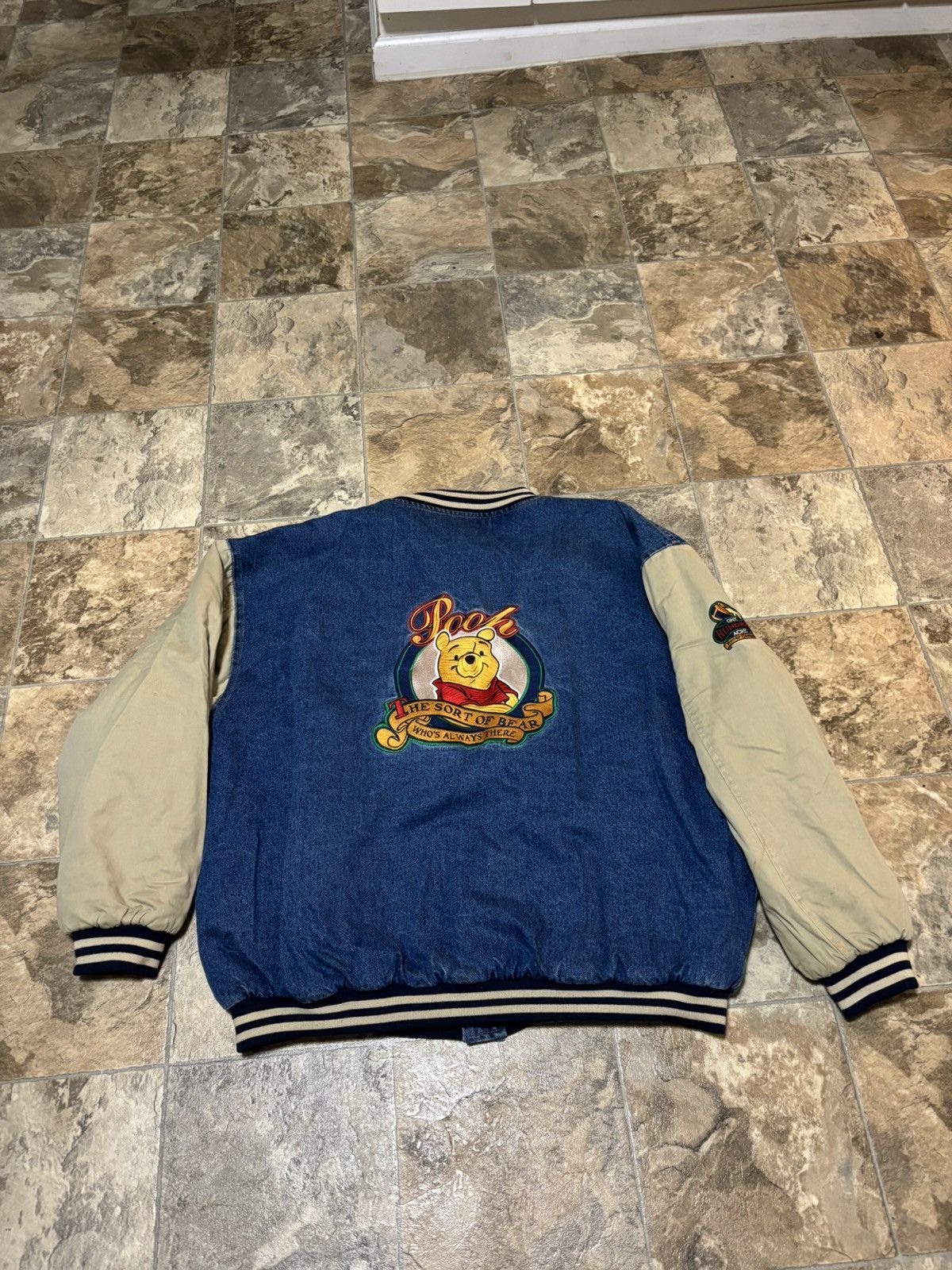 Vintage Xxxtentacion Winnie the Pooh Varsity Jacket Size US XXL / EU 58 / 5 - 3 Thumbnail