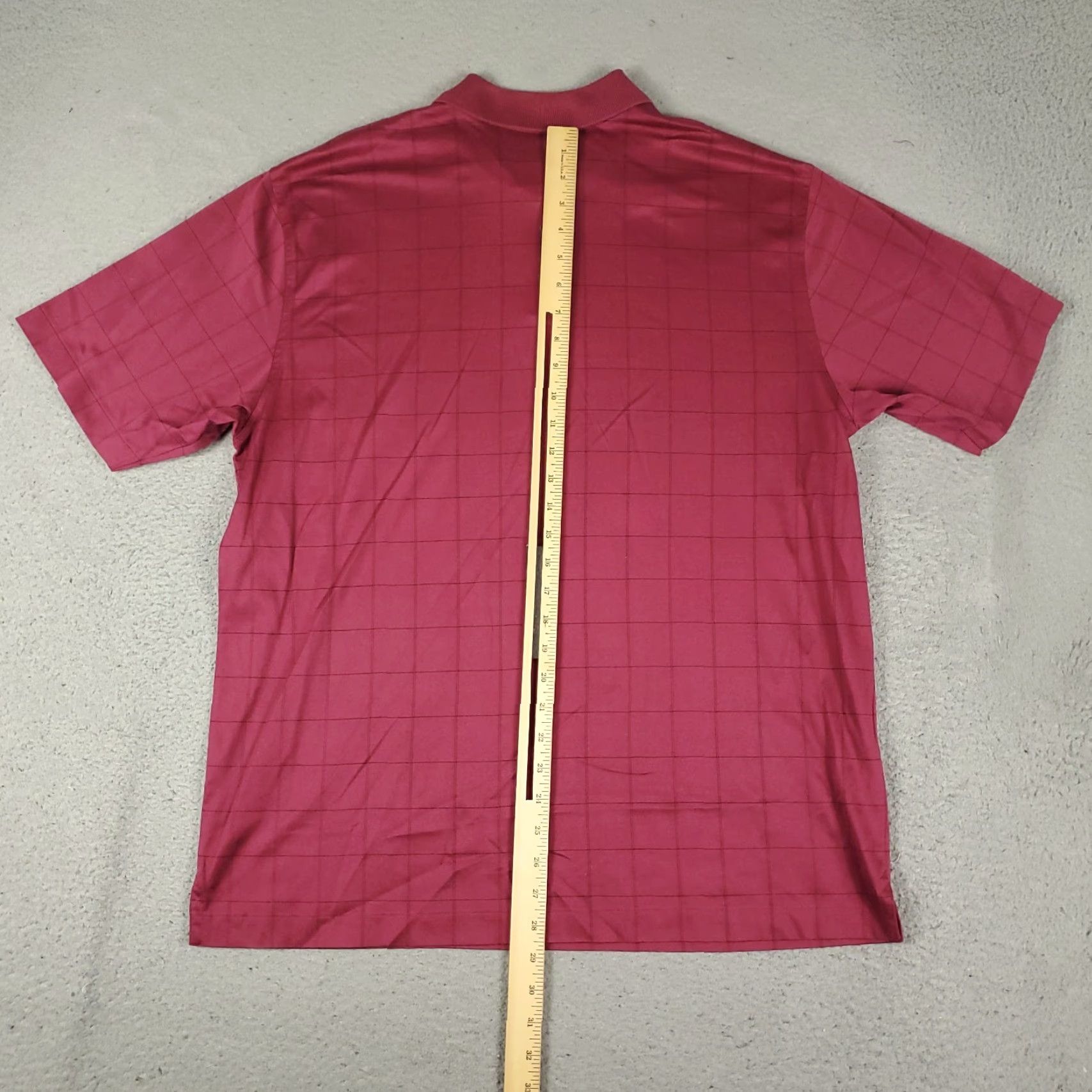 Brooks Brothers Brooks Brothers Polo Shirt Mens Size Large Red Check Casual Short Sleeve Size US L / EU 52-54 / 3 - 3 Thumbnail