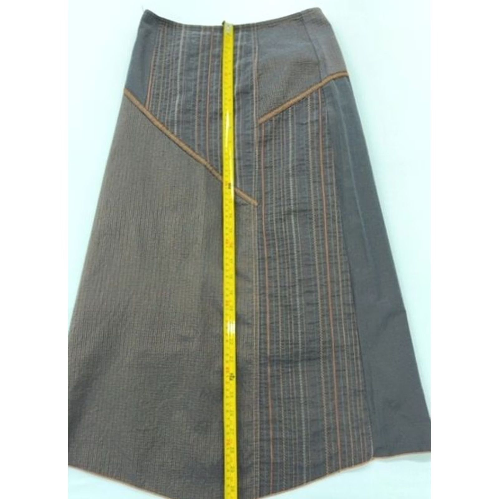 Vintage Lafinités Women Brown A-Line Midi Skirt EU 36 Button BNWT — Skirt, Brown, EU 36, Button, A-Line, Midi, Women, Lafinités Size 25" / US 0 / IT 36 - 5 Thumbnail