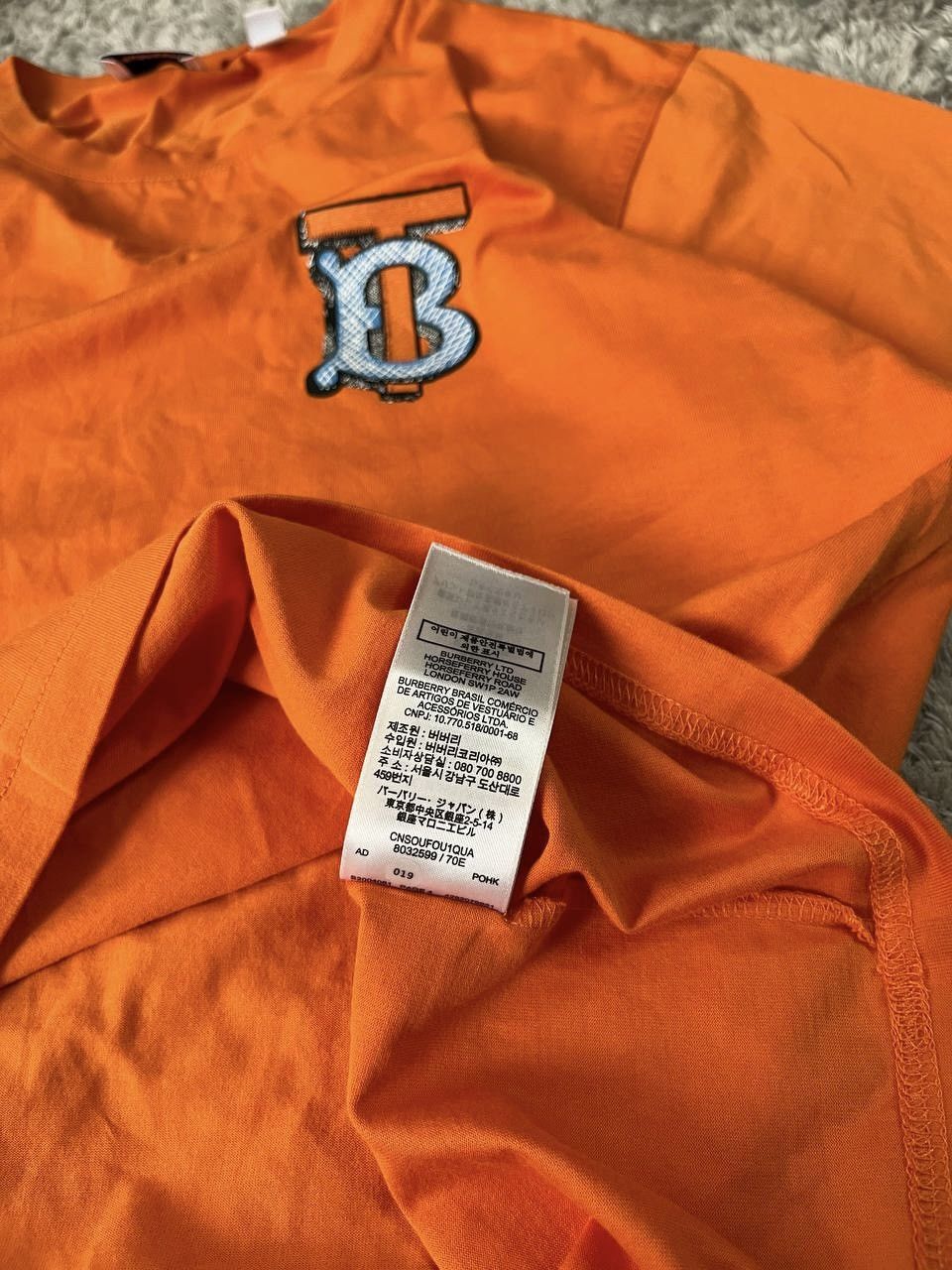 Burberry Burberry T-Shirt Luxury Big Logo Rare Vintage Size US S / EU 44-46 / 1 - 11 Thumbnail