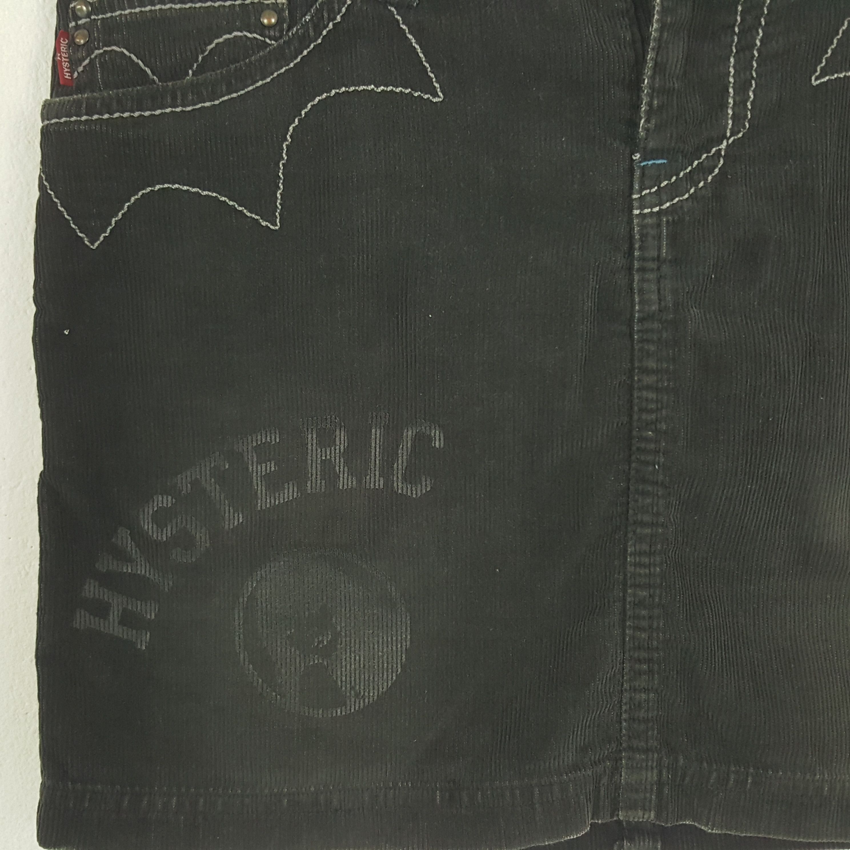 Hysteric Glamour × Vintage Vintage Hysteric Glamour Custom Big Logo Corduroy Skirts Size 28" / US 6 / IT 42 - 4 Thumbnail