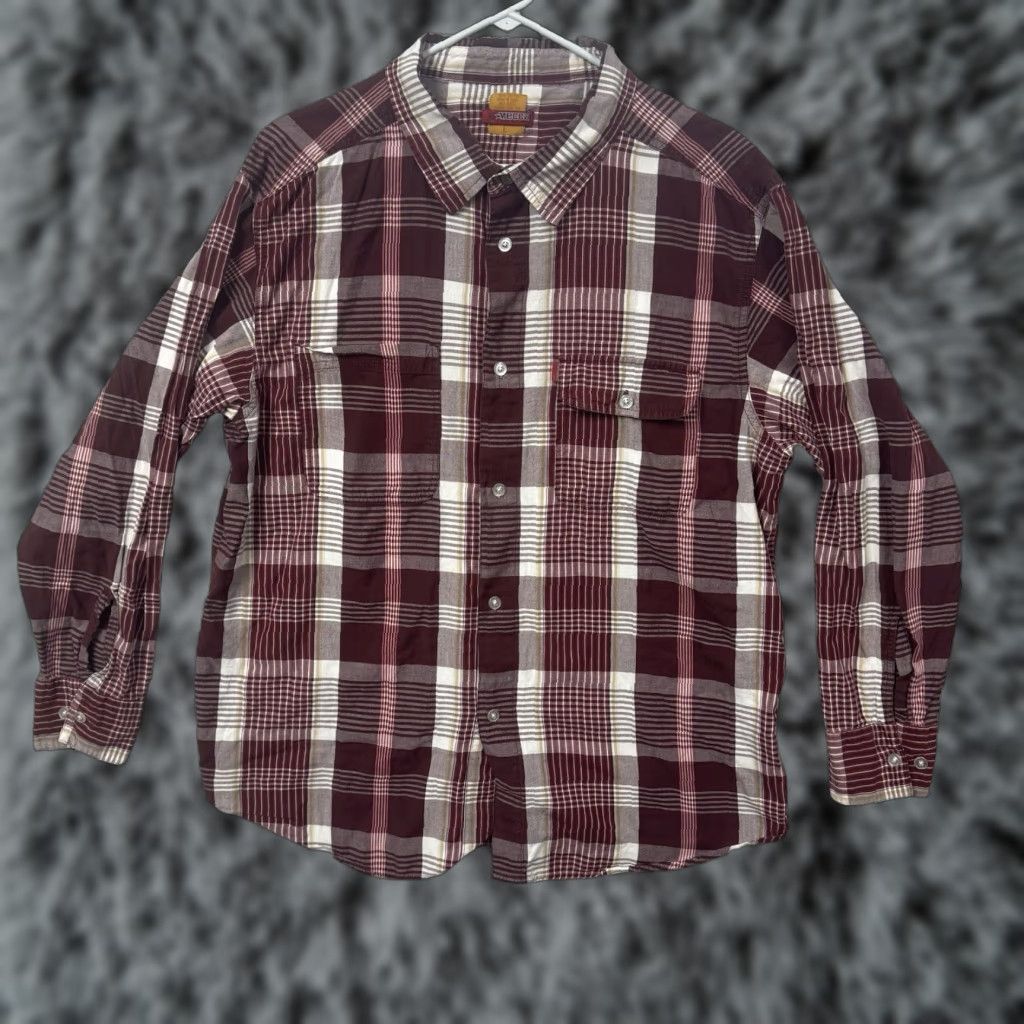 Vintage VINTAGE Mecca Sin City Button Shirt L Plaid Hip Hop Streetwear City 90s Western Mens Size US L / EU 52-54 / 3 - 1 Thumbnail