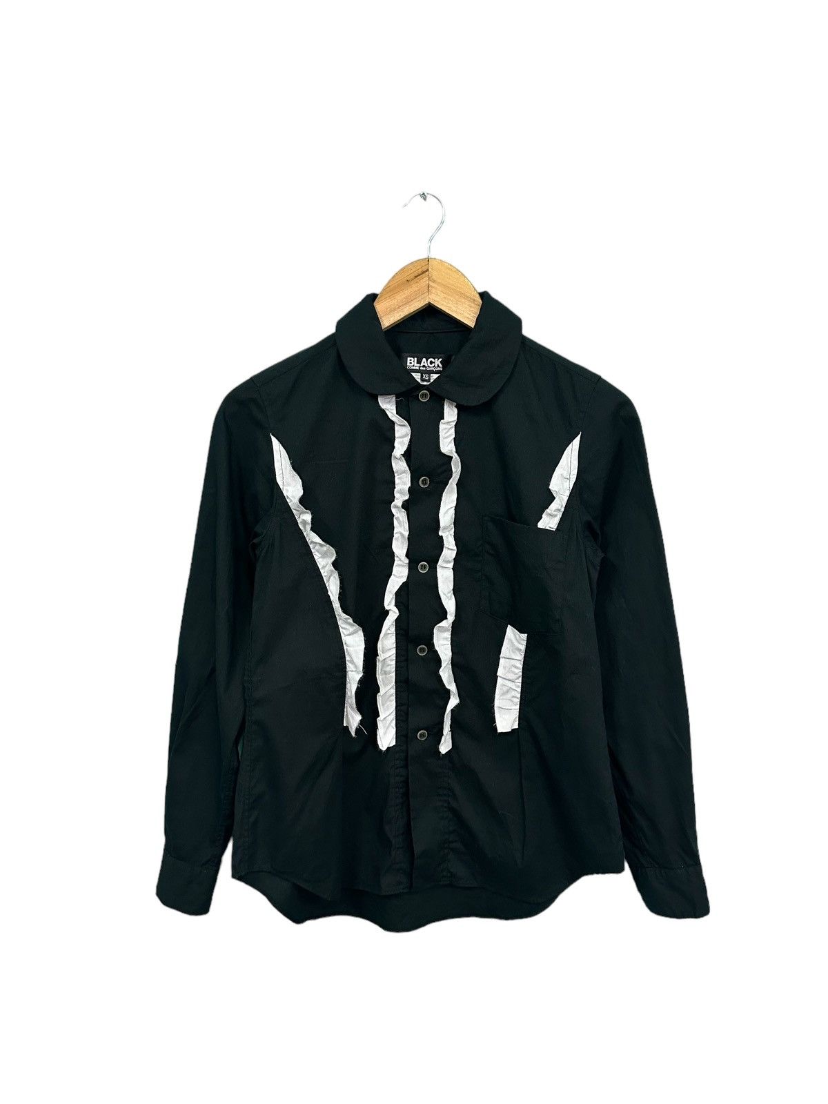 Comme des Garcons BLACK COMME DES GARCONS AD2010 LACE SHIRT Size XS / US 0-2 / IT 36-38 - 1 Thumbnail