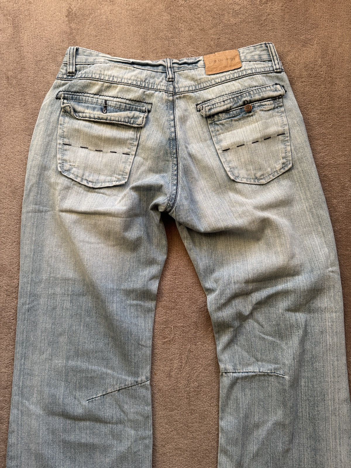 Japanese Brand Baggy Crazy Jeans Y2K Washed Denim LGB ifsixwasnine diesel Size US 32 / EU 48 - 8 Thumbnail