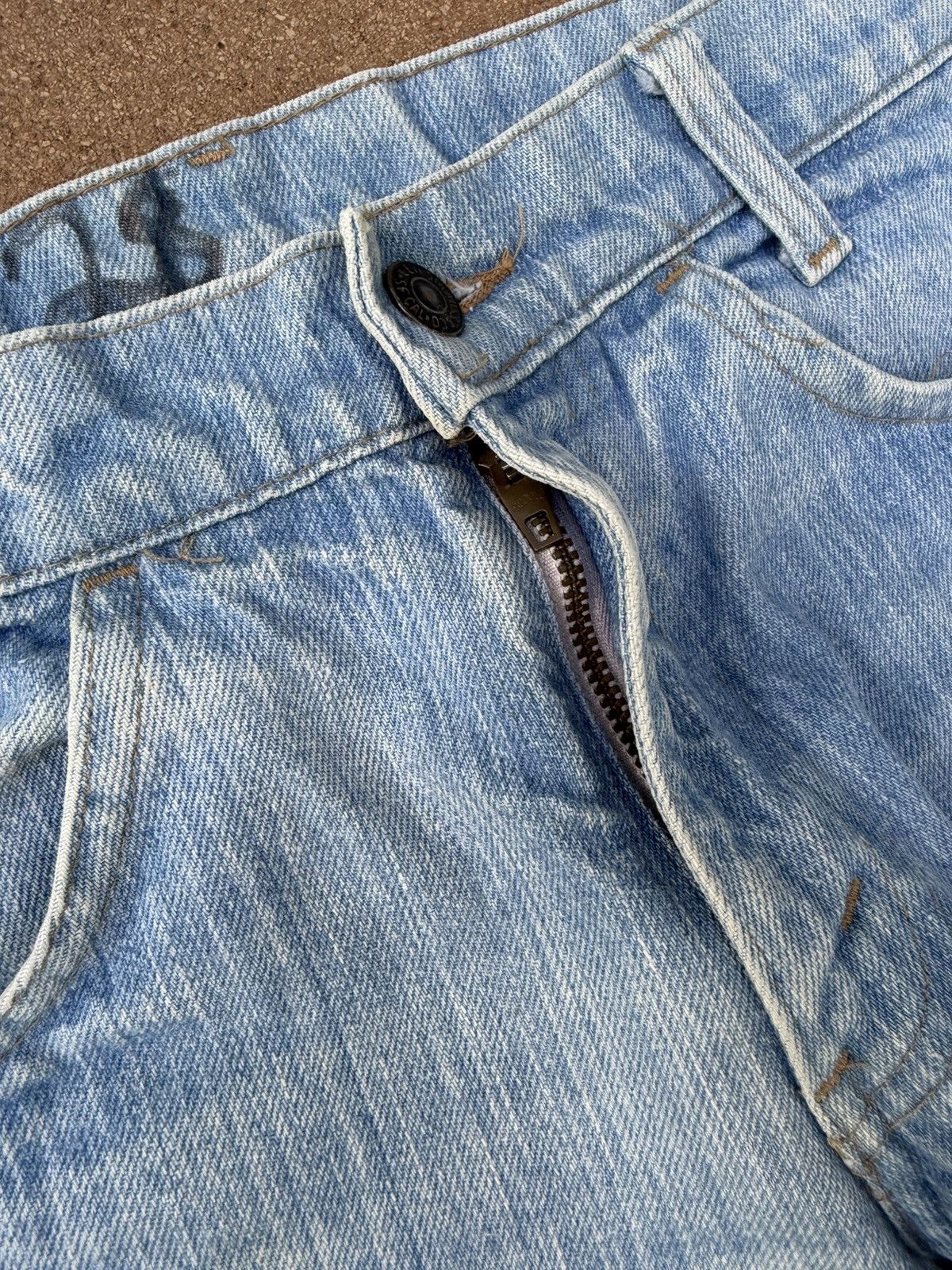Levi's Vtg 80’s Levi’s 784 Orange Tab Bellbottom Flare Jeans 29x30 Size 29" - 5 Thumbnail