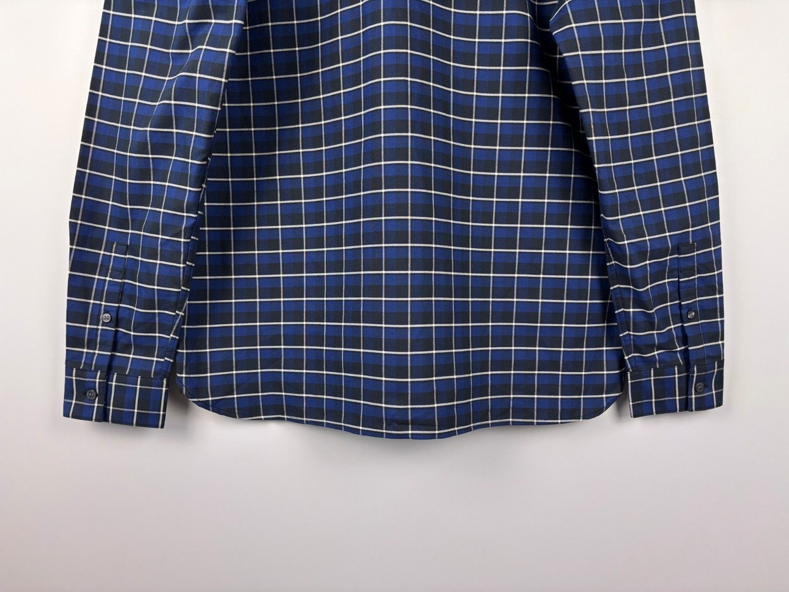 Fred Perry Fred Perry Oxford Check Long Sleeve Shirt Blue Mens L Size US L / EU 52-54 / 3 - 6 Thumbnail