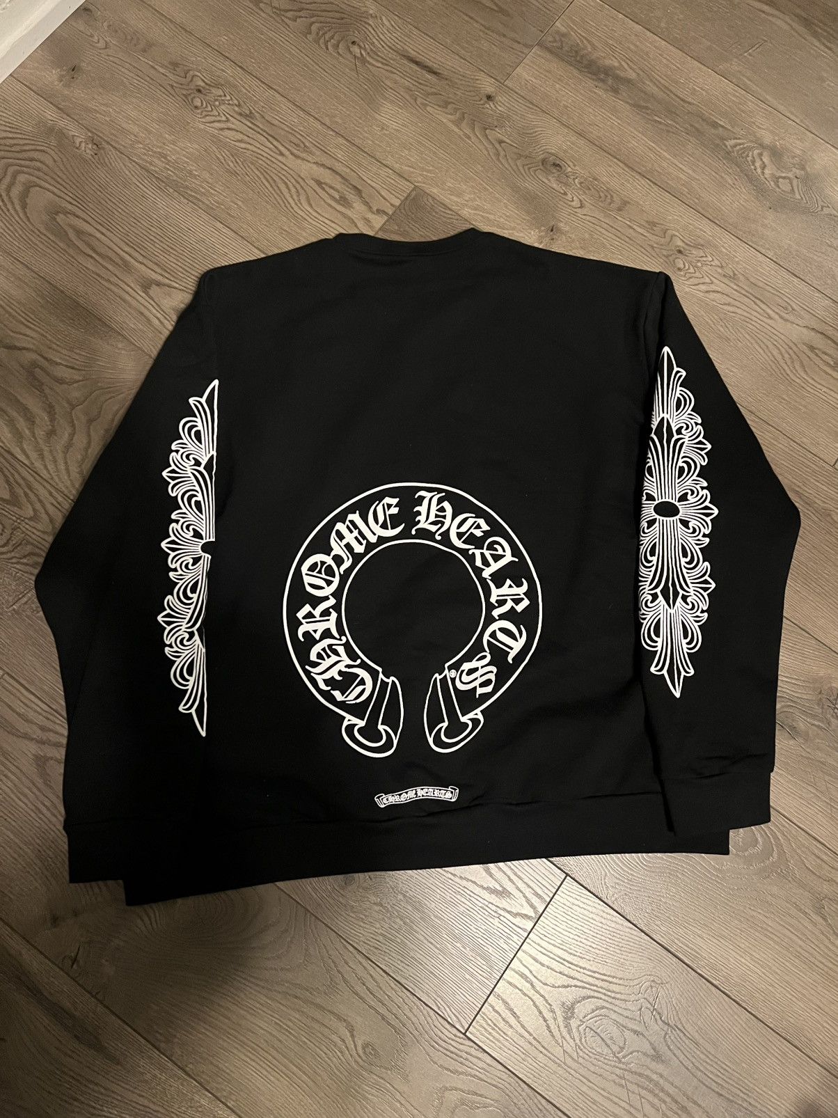 Chrome Hearts Chrome hearts horseshoe floral crew neck Size US XXL / EU 58 / 5 - 2 Thumbnail