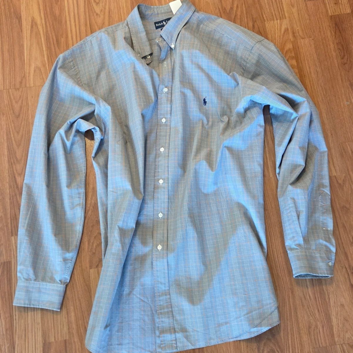 Polo Ralph Lauren Ralph Lauren Men's Classic Fit 2XL Gray Button Down Shirt Size US XXL / EU 58 / 5 - 1 Thumbnail