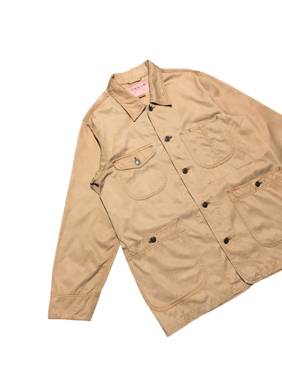 Japanese Brand × Vintage Vintage Ommar Jeans Chore Jacket Brown Size US M / EU 48-50 / 2 - 5 Thumbnail