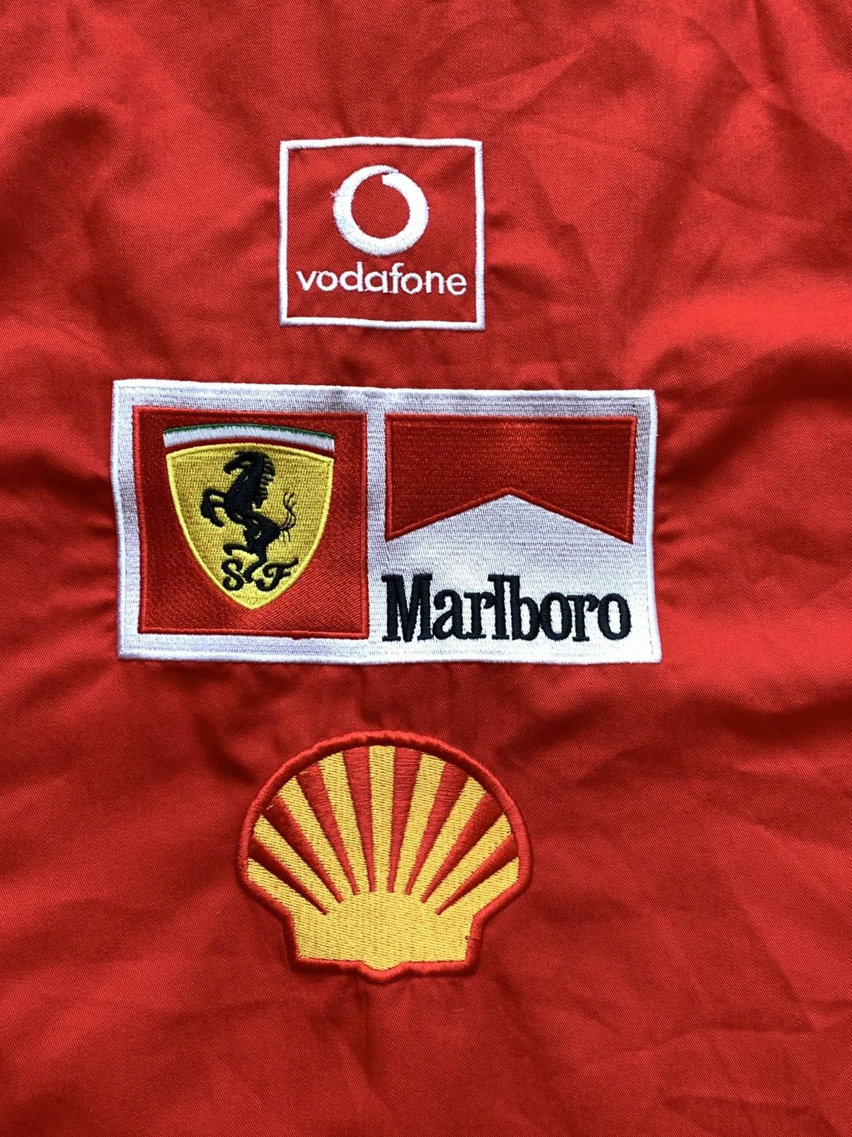 Ferrari 🔥VINTAGE 90s FERRARI F1 RACING TEAM MARLBORO SHIRT BUTTOP UP Size US XXL / EU 58 / 5 - 10 Thumbnail