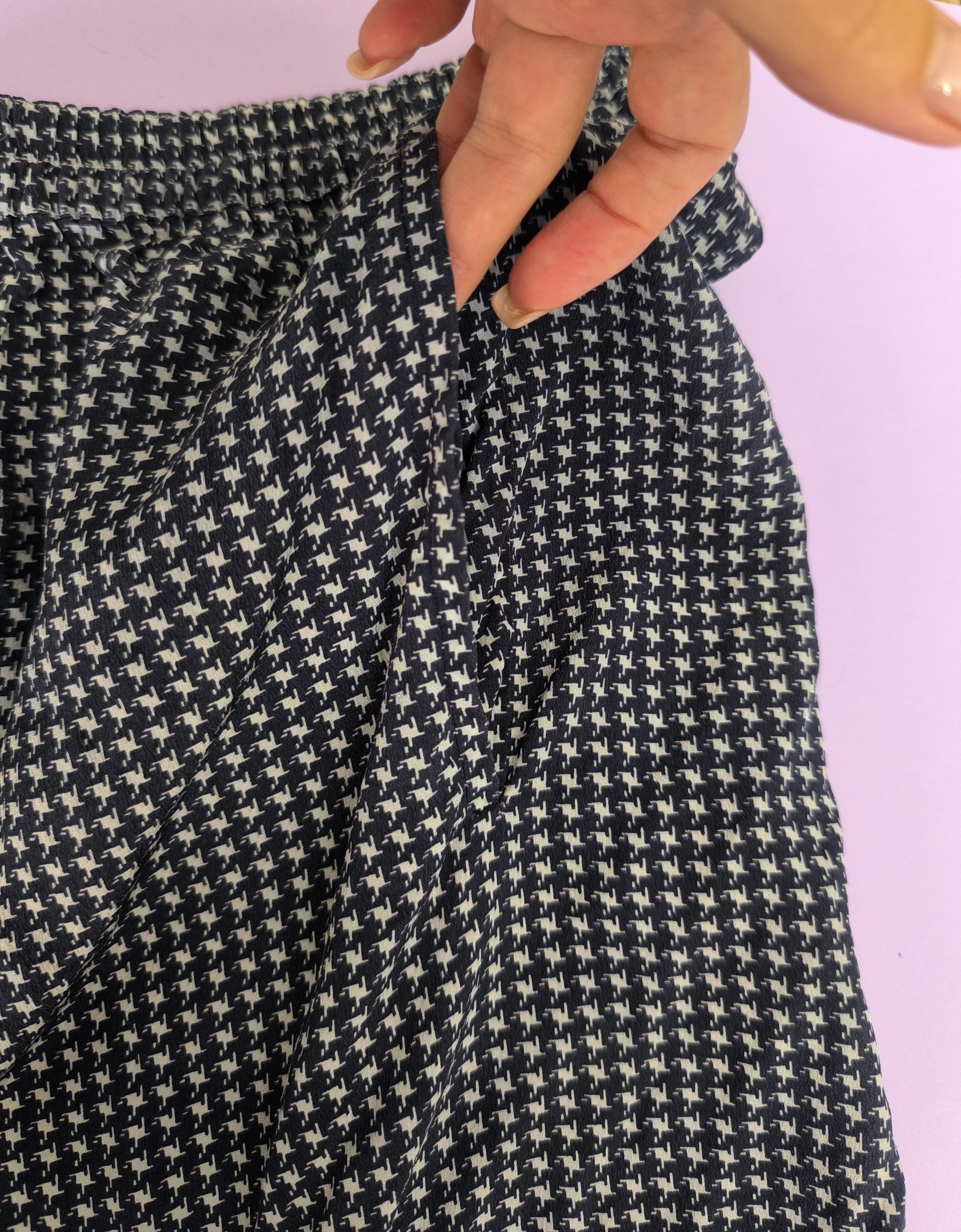Other VTG Oscar Rom Zürich Dress & Shorts Set Blue Houndstooth Size S / US 4 / IT 40 - 21 Thumbnail