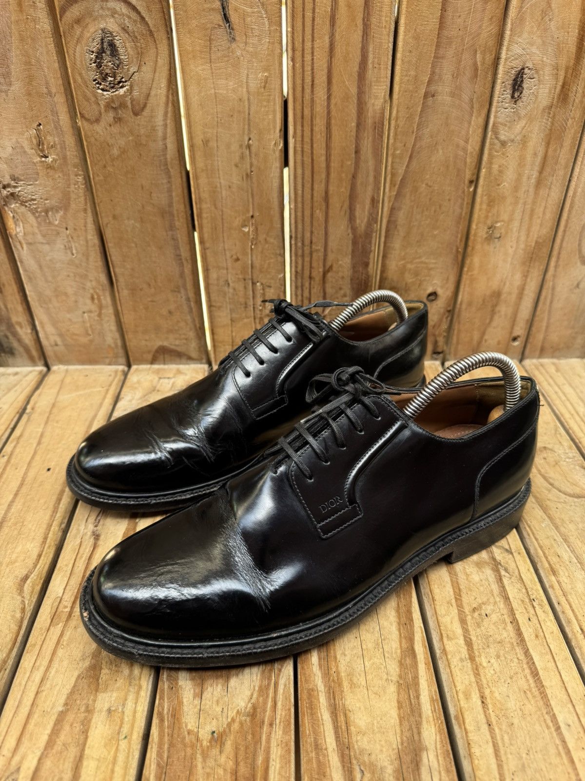 Christian Dior Monsieur Christian Dior black leather derby dress Shoes EUR 41 UK 7 Size US 8 / EU 41 - 8 Thumbnail
