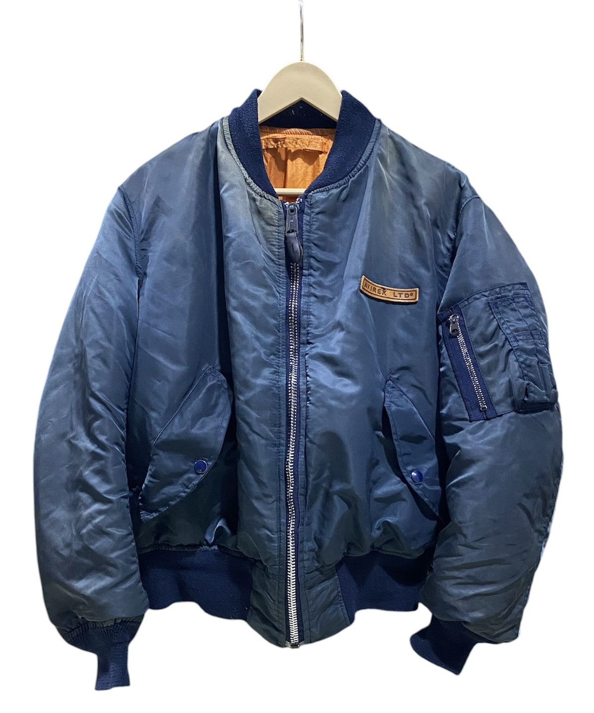 Avirex Vintage 80s Avirex LTD USAF Sunfaded Bomber Jacket Made Usa Size US M / EU 48-50 / 2 - 1 Thumbnail