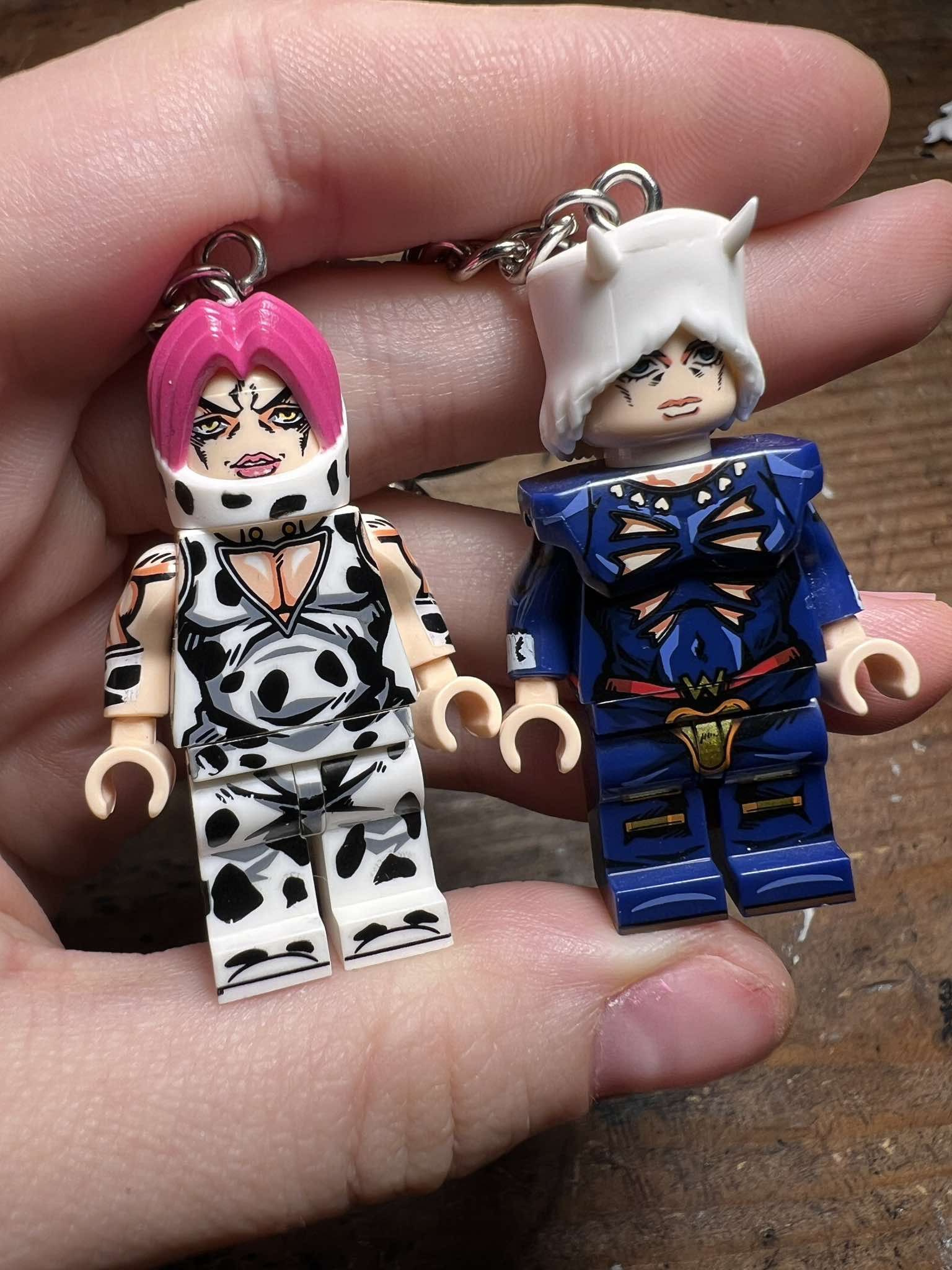 Other Jojo Rikiel Weather Report anime minifigure keychain Size ONE SIZE - 5 Thumbnail
