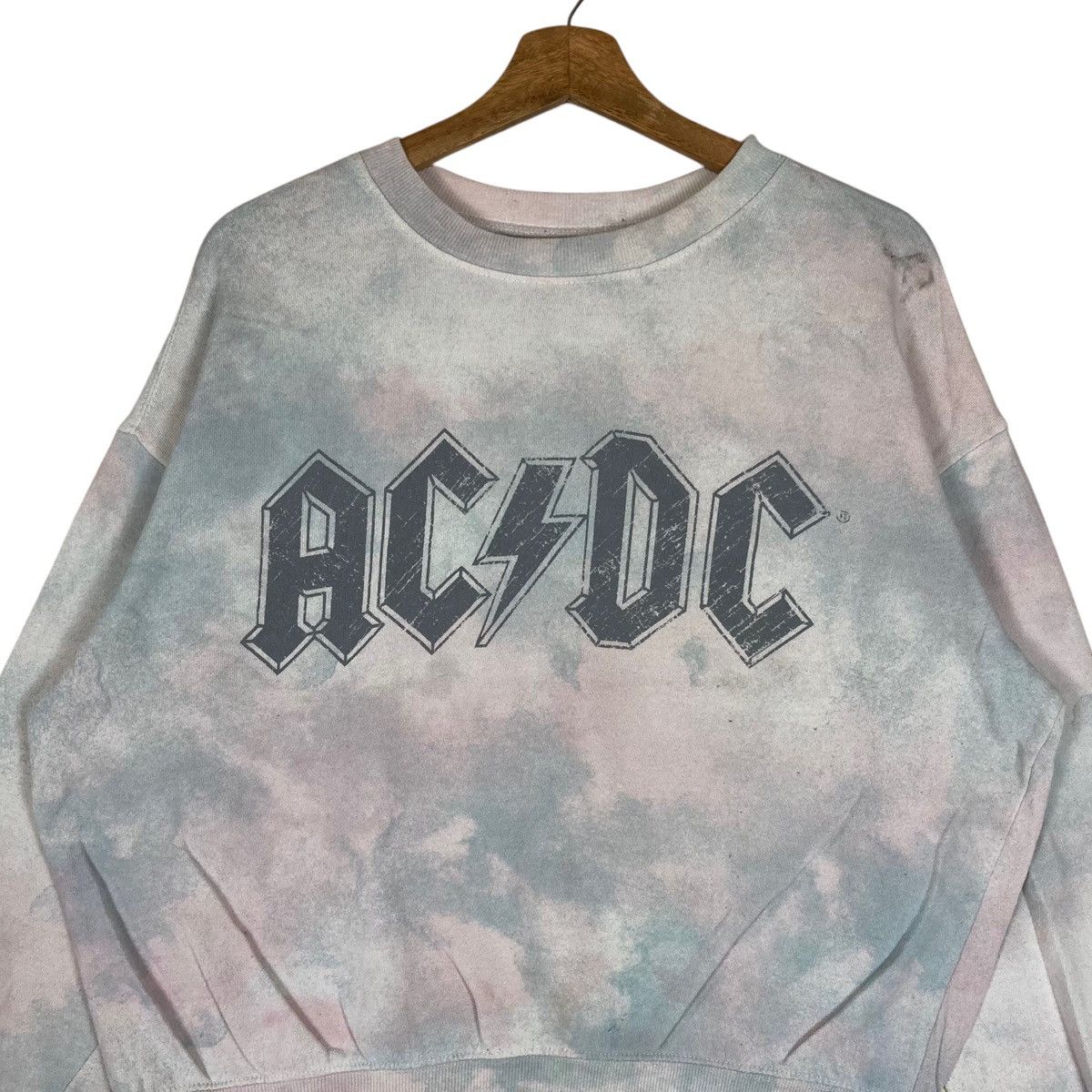 AC/DC Vintage Rock Band ACDC Tie Dye Pullover Jumper Sweatshirt Size US L / EU 52-54 / 3 - 2 Thumbnail