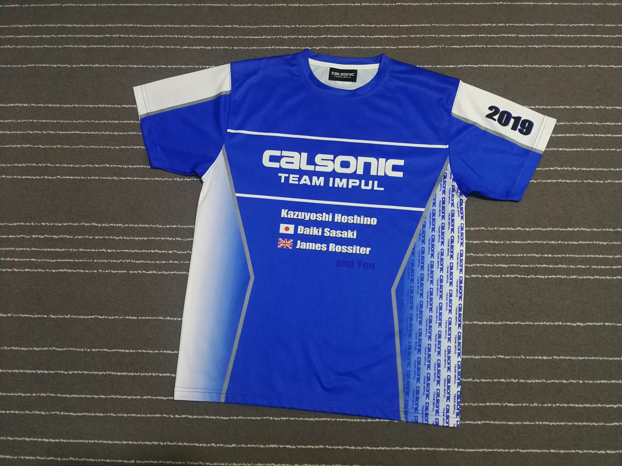 IMPUL CALSONIC RACING TEAM tシャツ 90s Racing calsonic team impul
