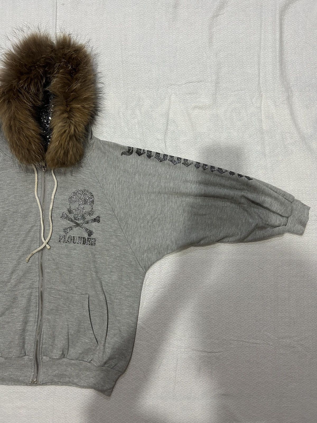 If Six Was Nine 💸BINDINGOFFER💸Fur Hoodie Dark Cloods Flounder Skull Lgb Ifsi Size US L / EU 52-54 / 3 - 7 Thumbnail