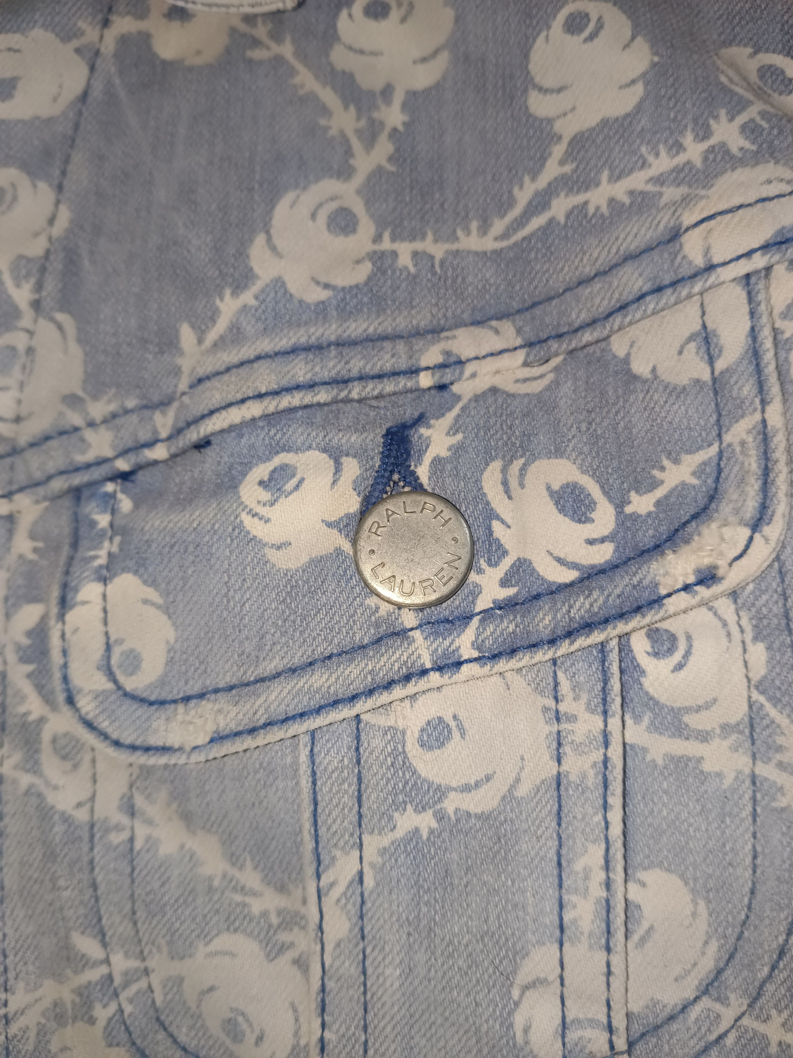 Ralph Lauren Ralph Lauren Distressed Trucker Jacket Size US XS / EU 42 / 0 - 9 Thumbnail