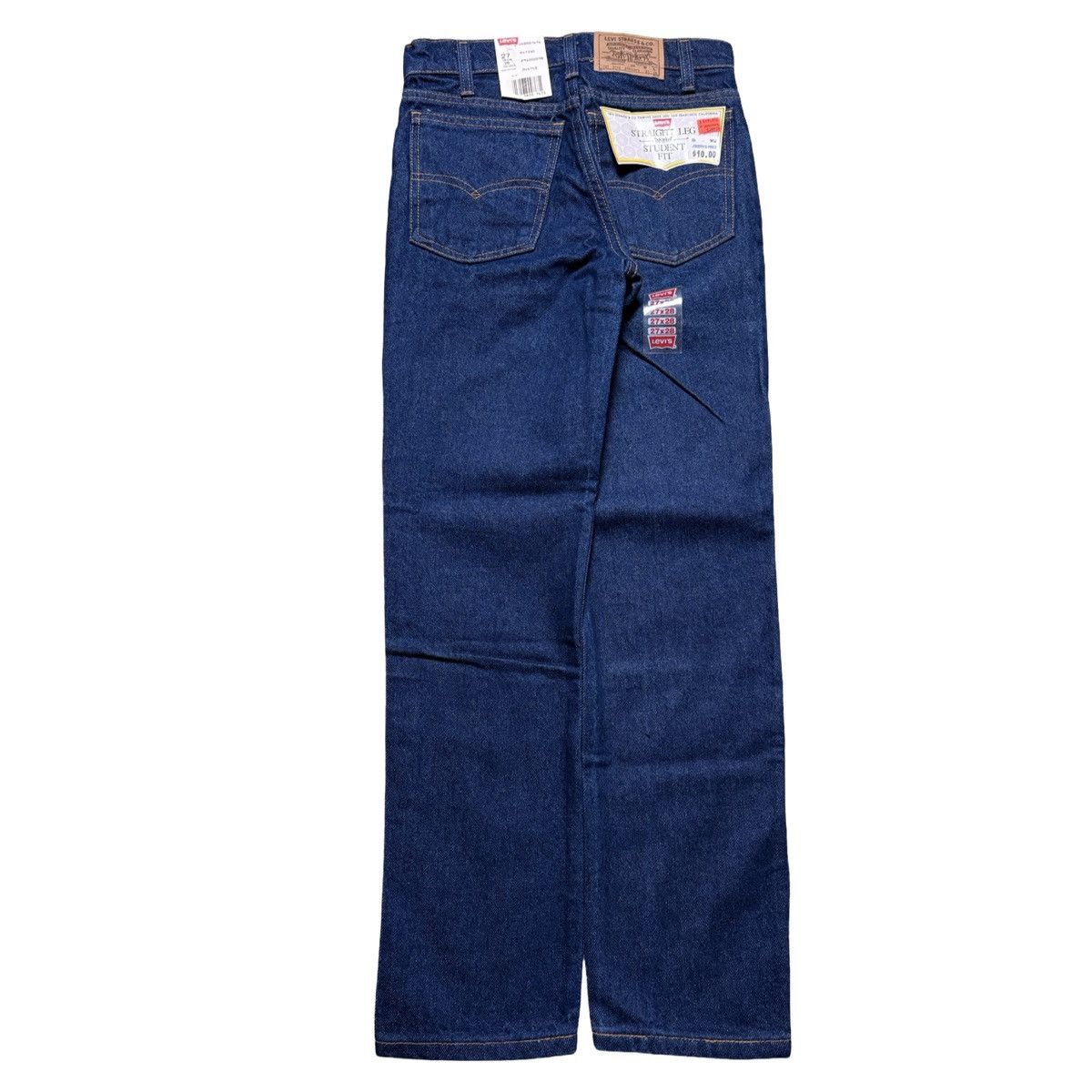 Levi's Vintage 80's Levi's 705 Student Straight Leg Jeans 27x28 NOS Size 27" / US 4 / IT 40 - 2 Thumbnail