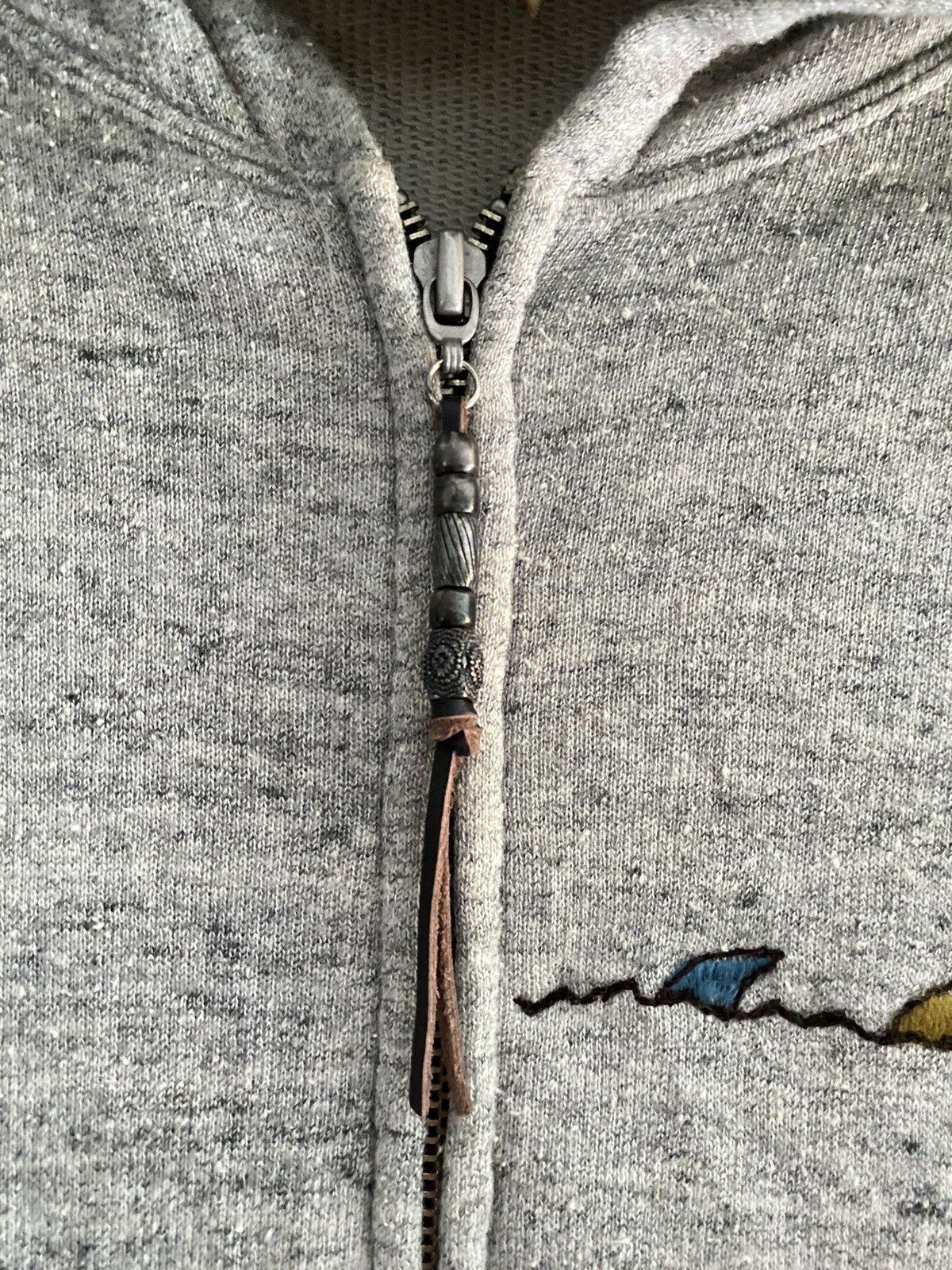 If Six Was Nine × Japanese Brand × Le Grande Bleu (L.G.B.) 2000s remi relief embroidery hoodie Size US L / EU 52-54 / 3 - 4 Thumbnail