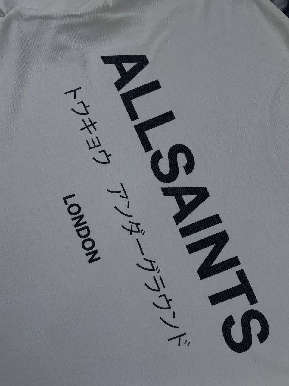 Allsaints AllSaints Underground Big Logo T Shirt Men Size S White Size US S / EU 44-46 / 1 - 2 Thumbnail