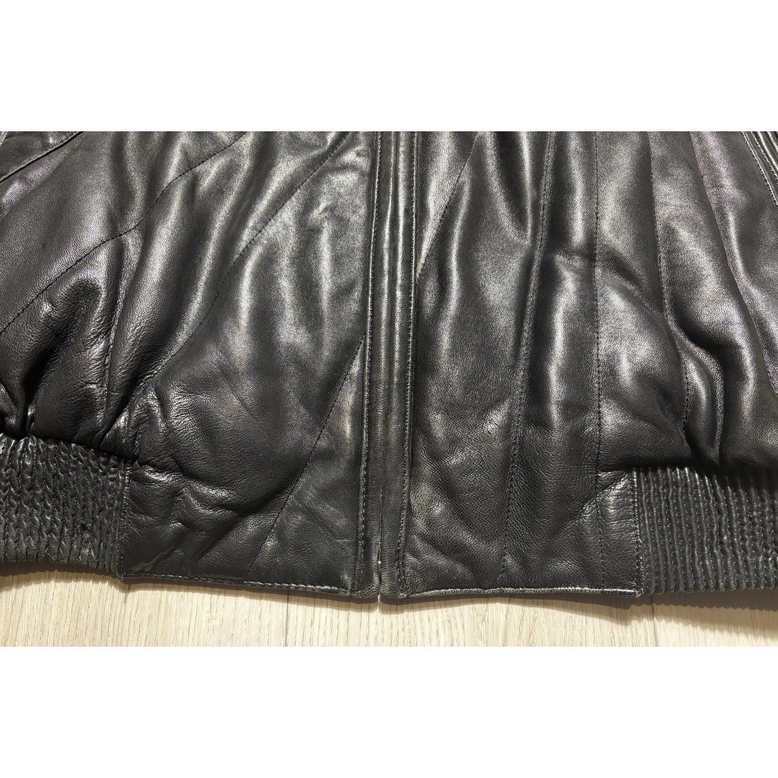 Knoles & Carter Knoles & Carter DAMU Quilted Sunburst Leather Jacket 3XL Size US XXL / EU 58 / 5 - 15 Thumbnail