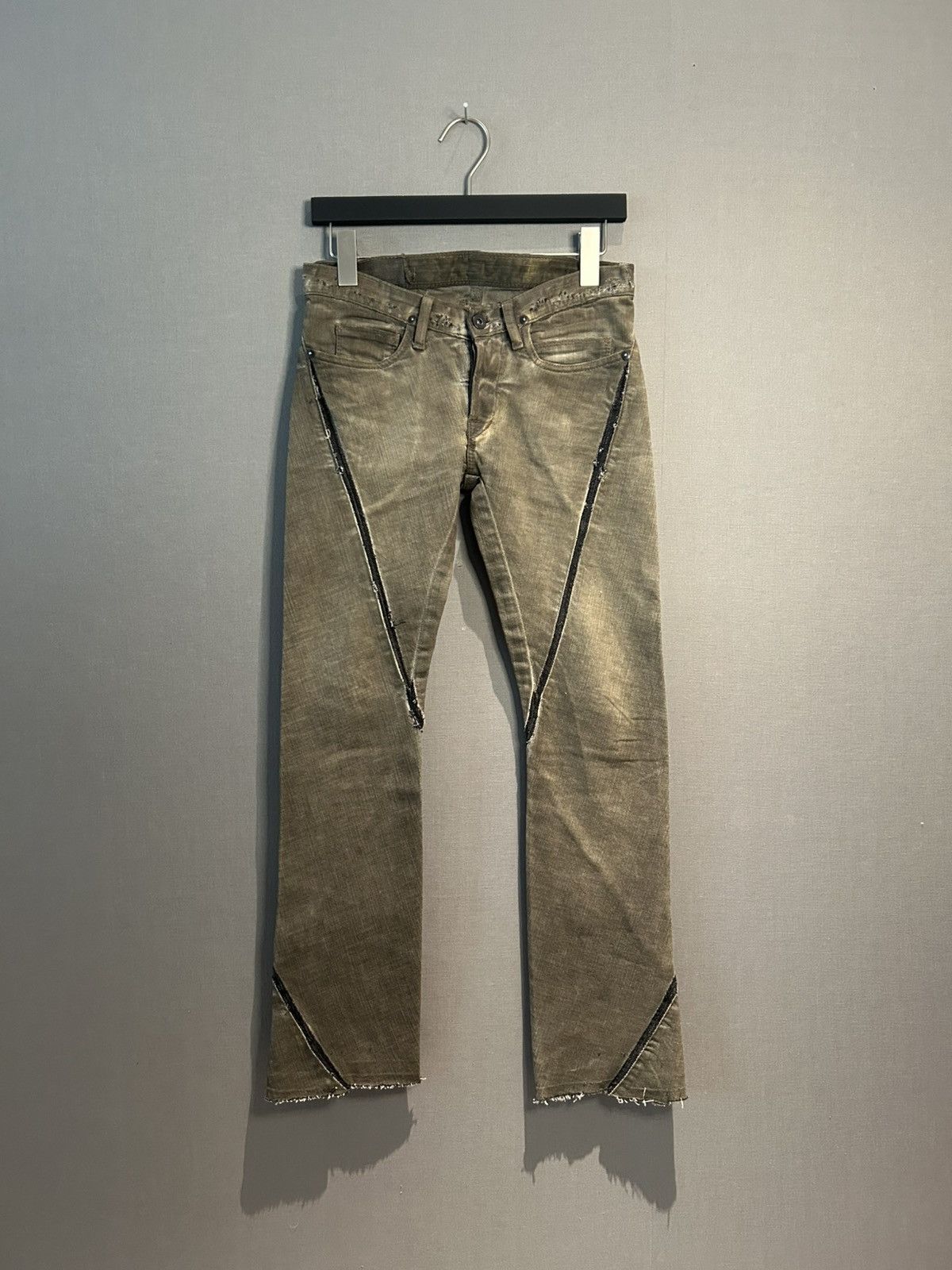 Rick Owens Rick Owens FW07 “Dust” Spiral Cut Jeans Size US 29 - 1 Thumbnail